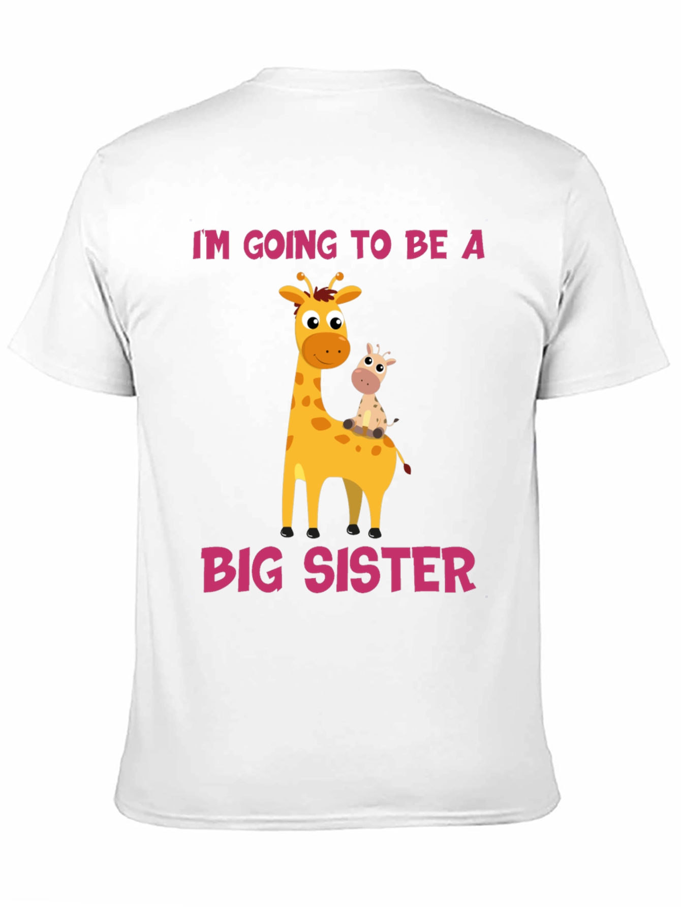 Im Going To Be A Big Sister Giraffe T-Shirt