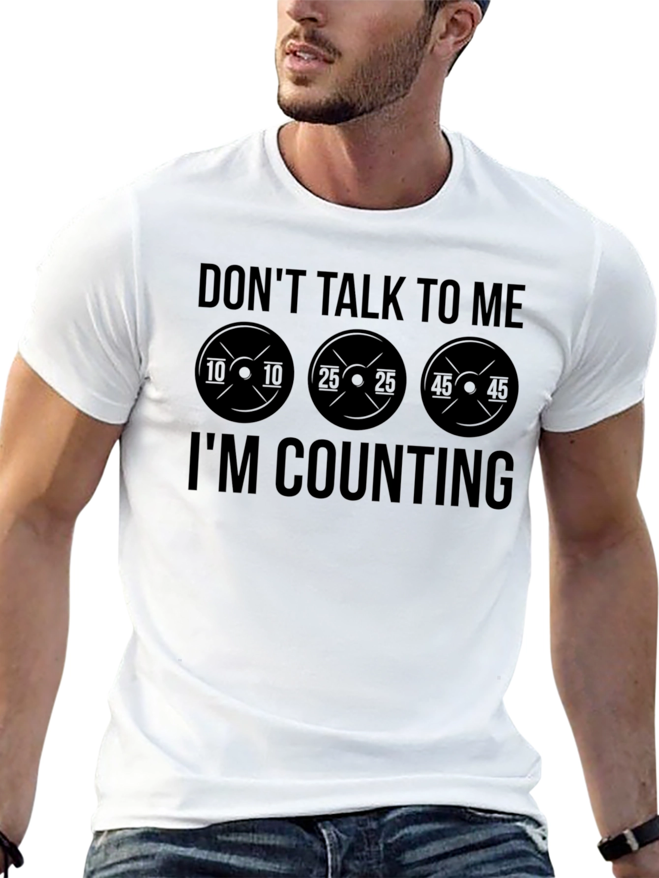 Dont Talk to Me Im Counting Black T-Shirt
