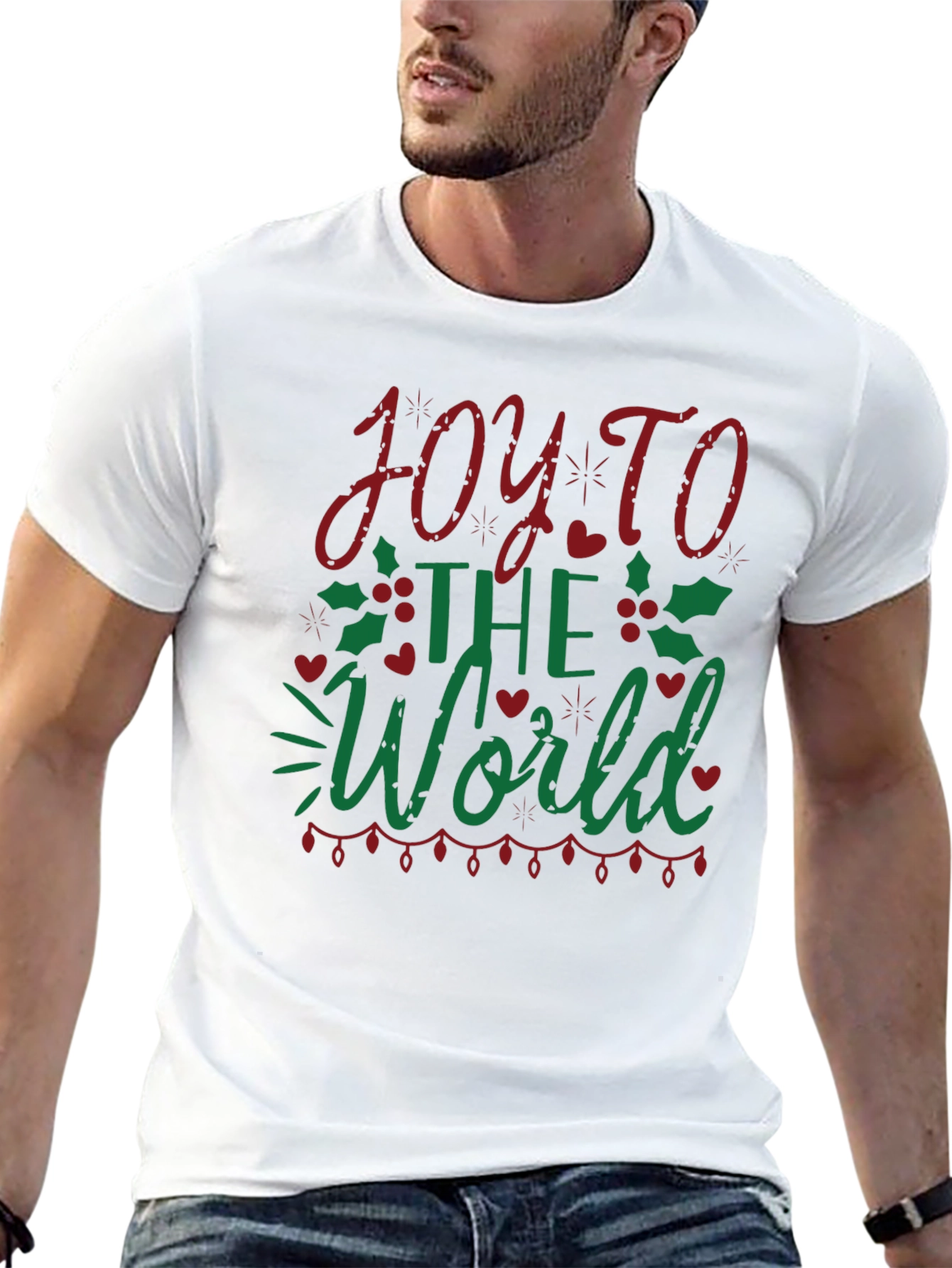 Joy to the World Christmas Graphic Tee
