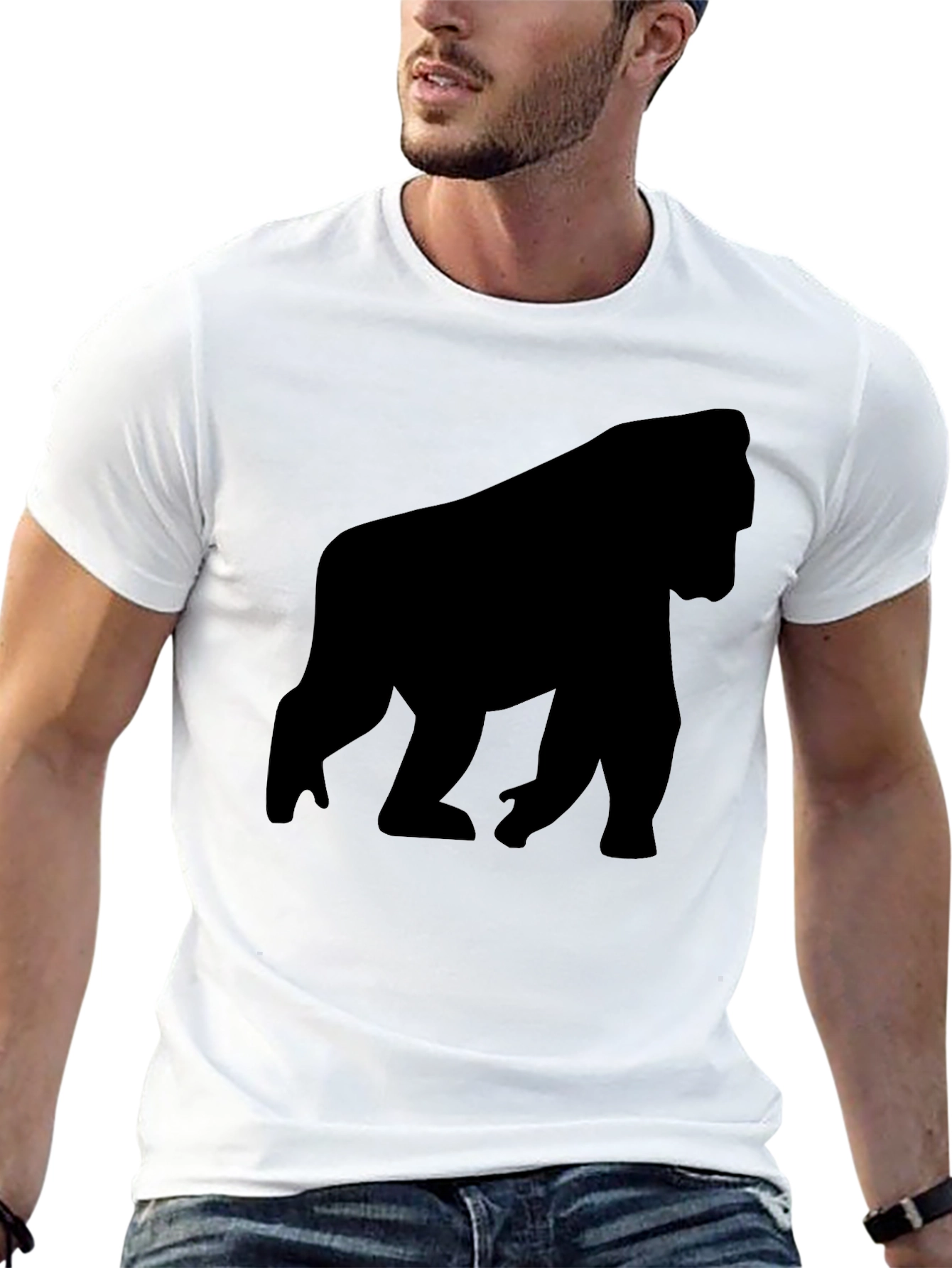 Gorilla Graphic Black T-Shirt