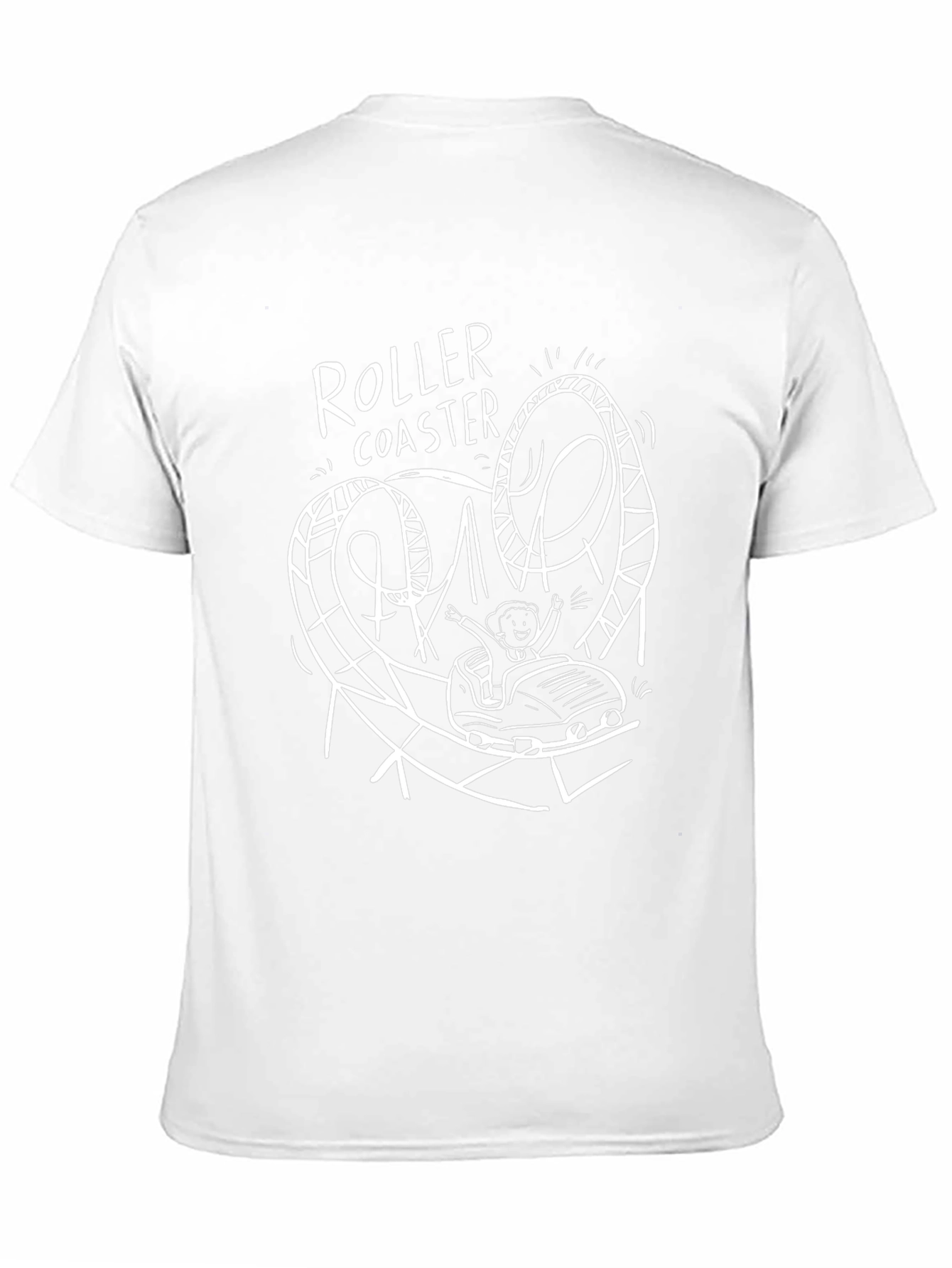 Roller Coaster Graphic Tee - Thrill Ride Shirt