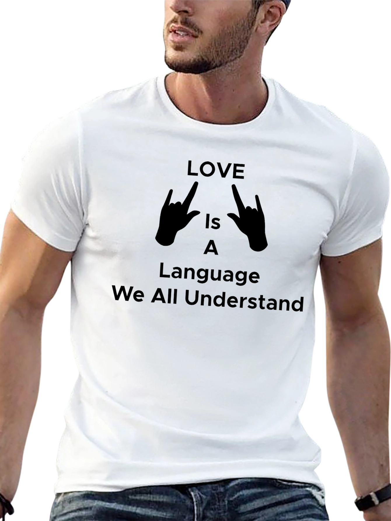 Love is a Language Unisex Graphic T-Shirt