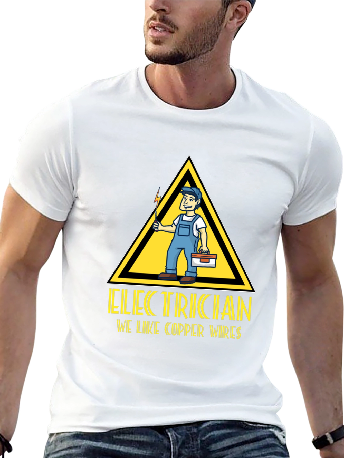 Electrician Humor Graphic T-Shirt