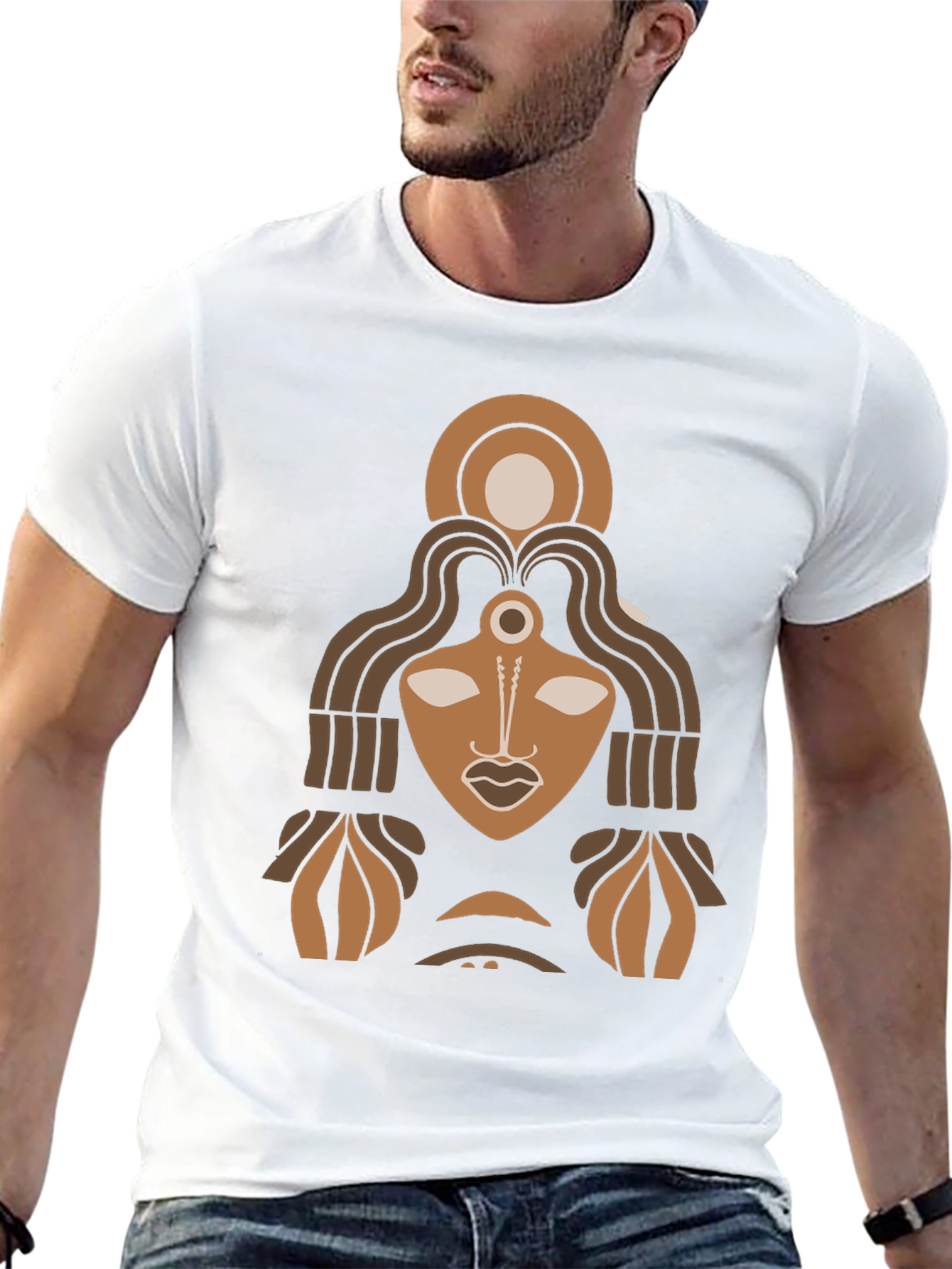Tribal Art Graphic T-Shirt