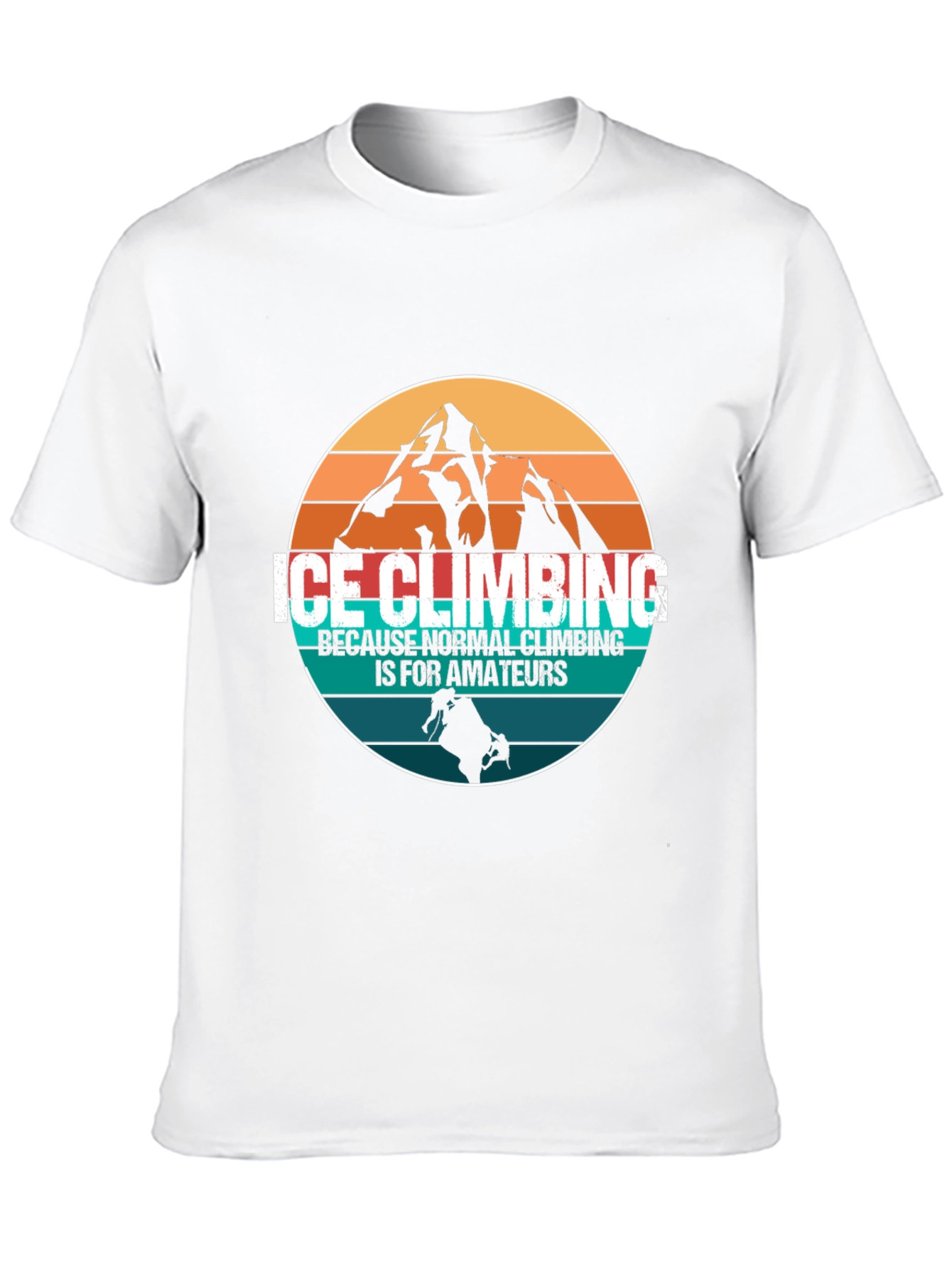 Ice Climbing Graphic T-Shirt - Adventure Apparel