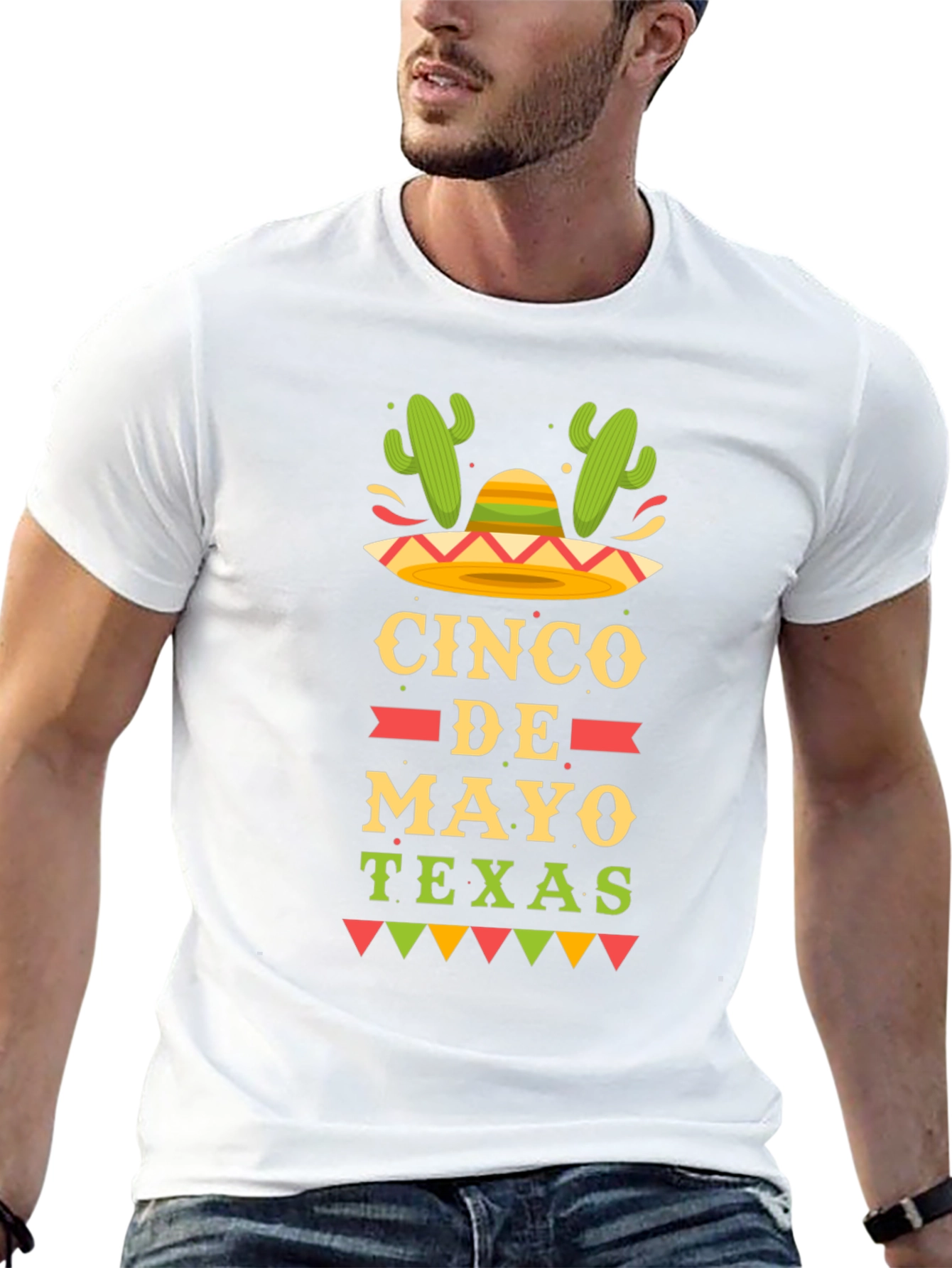 Cinco De Mayo Texas Graphic T-Shirt
