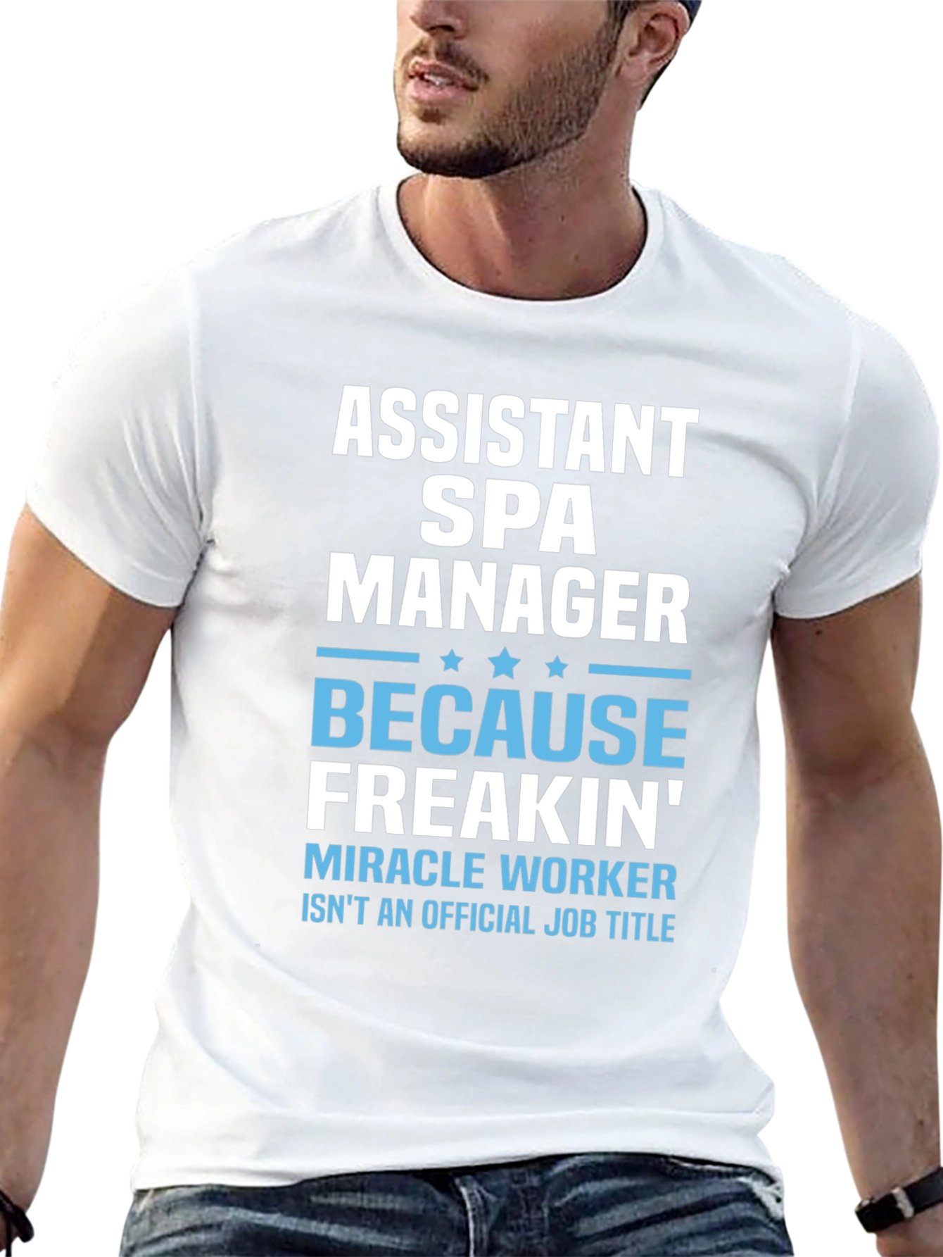 Assistant Spa Manager Funny Graphic T-Shirt