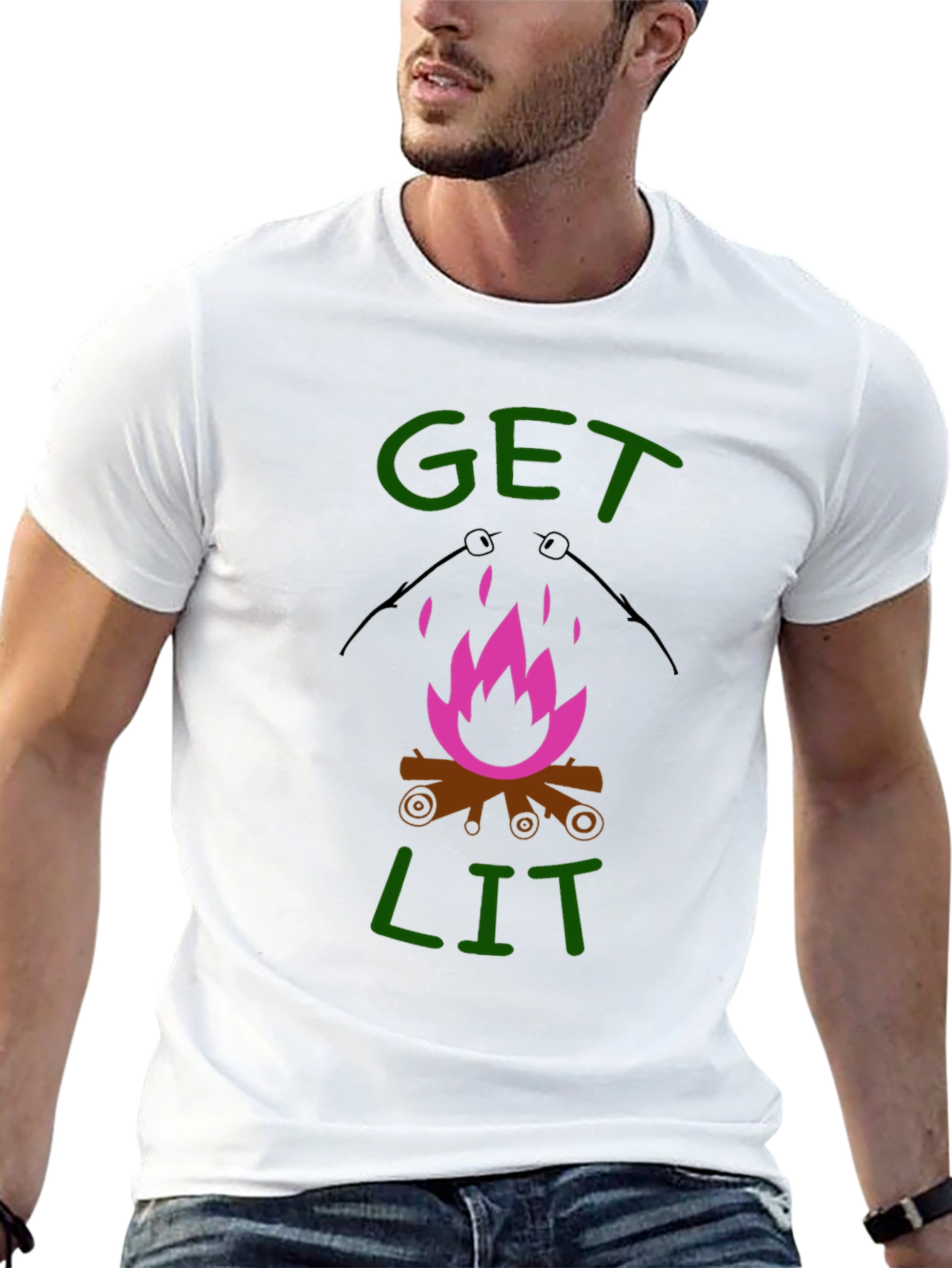 Get Lit Campfire Graphic Tee
