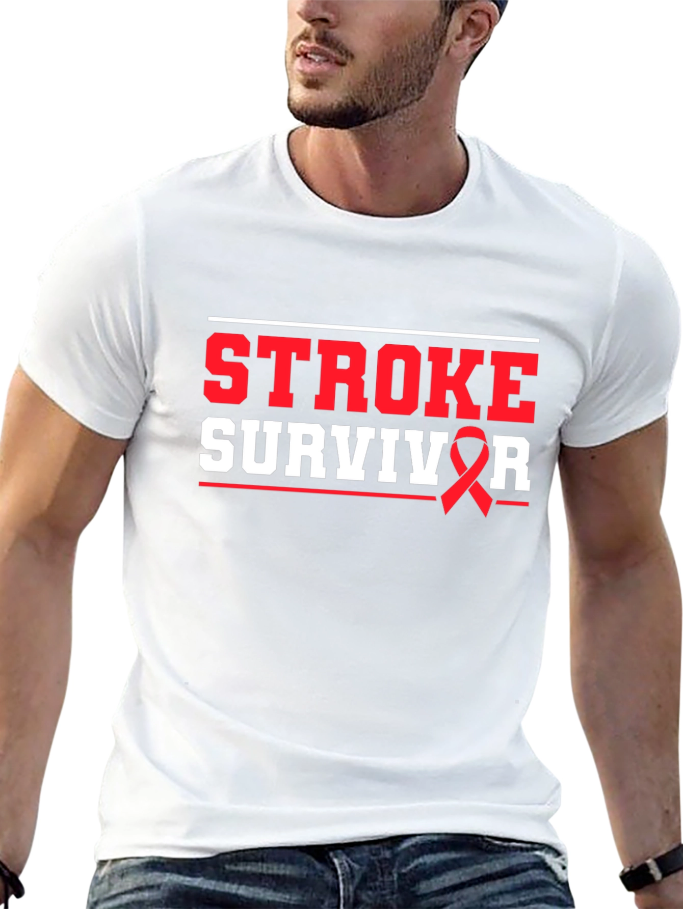Stroke Survivor Awareness Ribbon T-Shirt