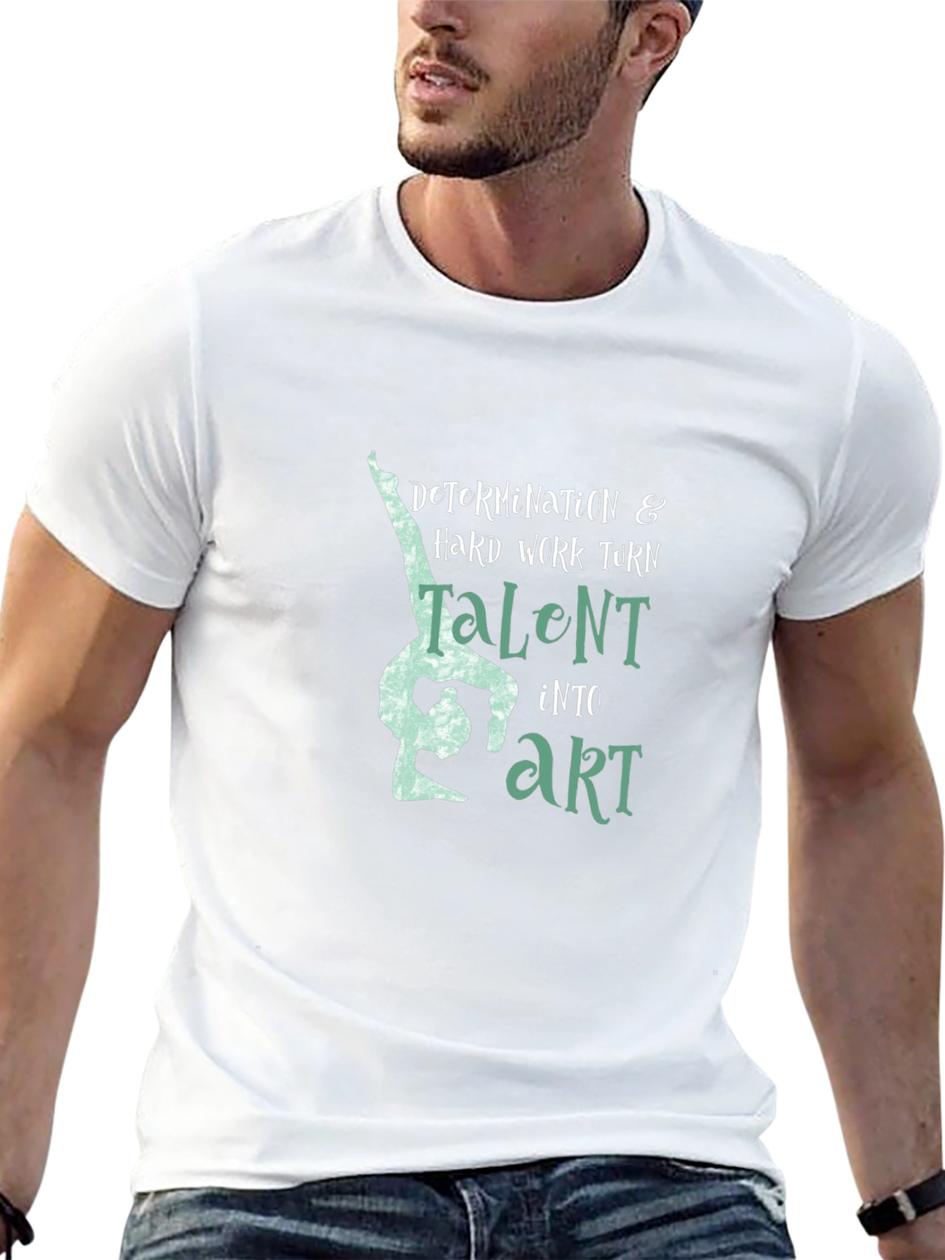 Determination & Talent Gymnast Black T-Shirt