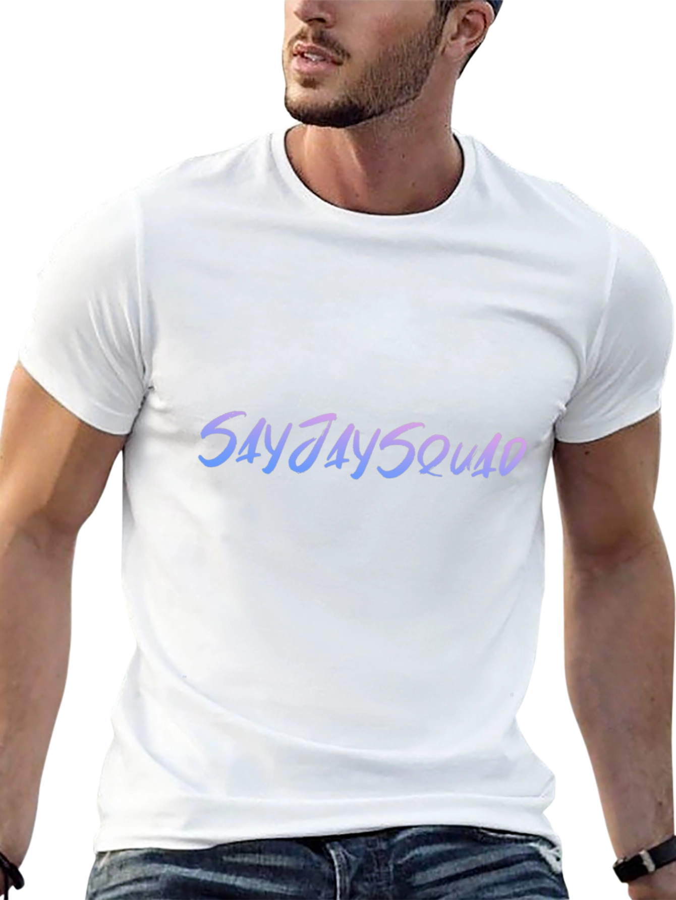 Say Jay Squad Black Graphic T-Shirt