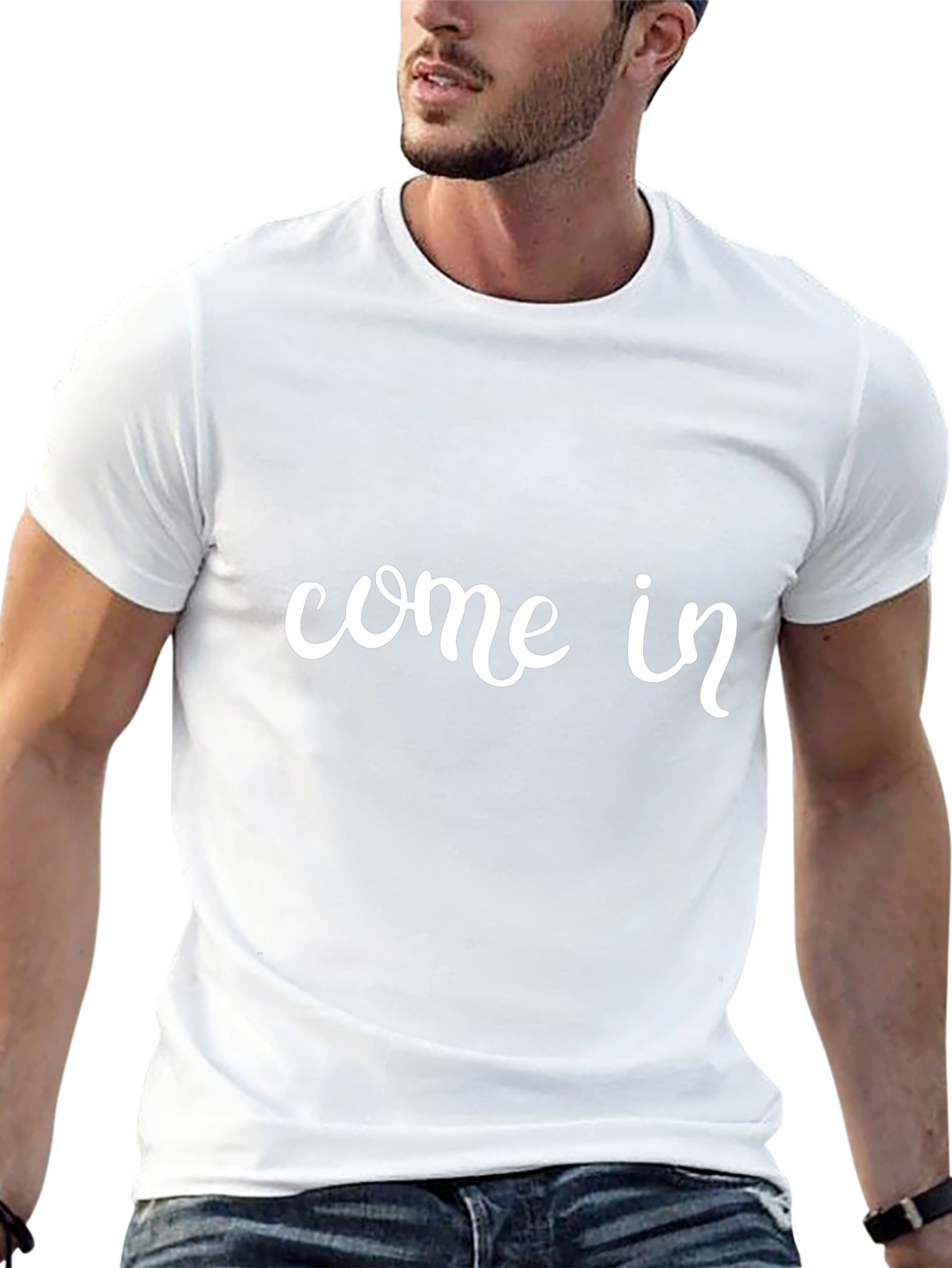 Come In T-Shirt - Casual Black Tee