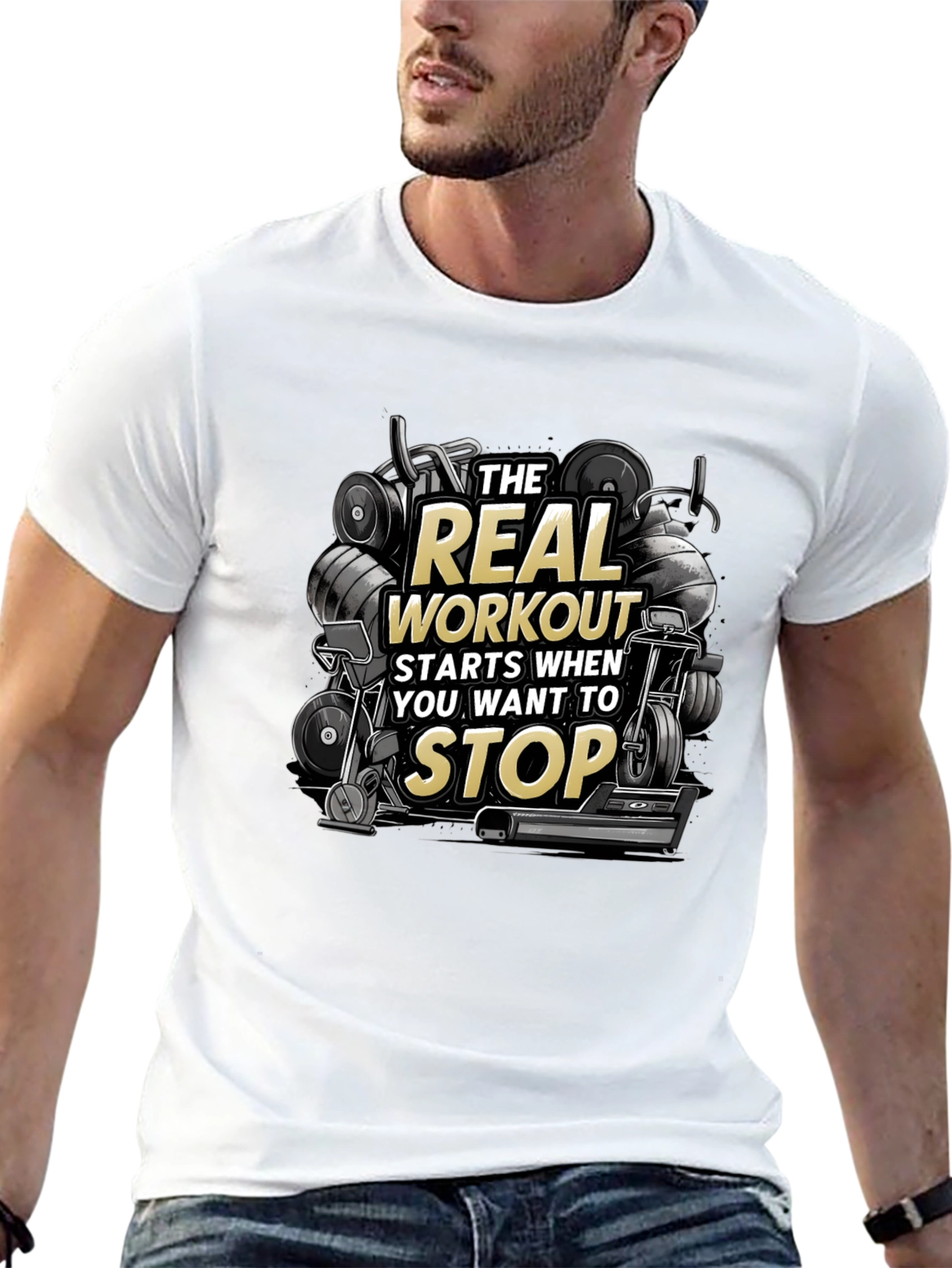 Workout Motivation Tee - The Real Workout