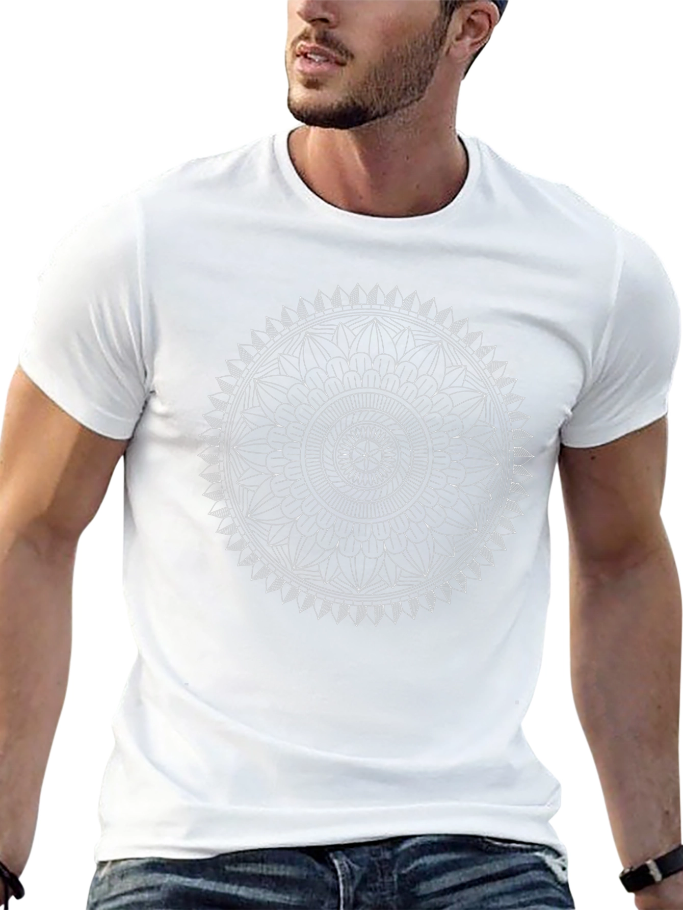 Mandala Graphic Black T-Shirt