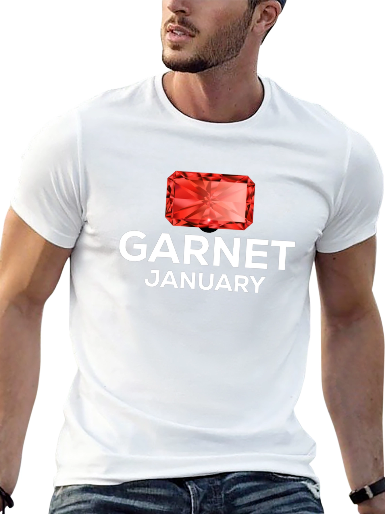 Garnet January Birthstone T-Shirt