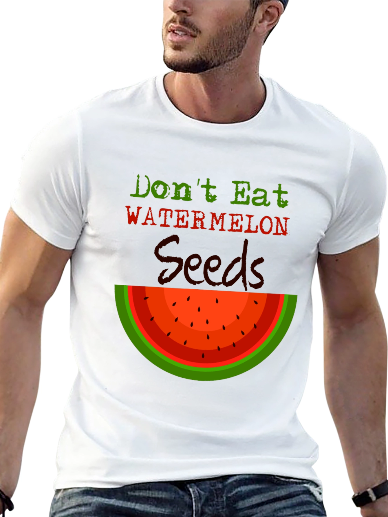 Dont Eat Watermelon Seeds Graphic T-Shirt