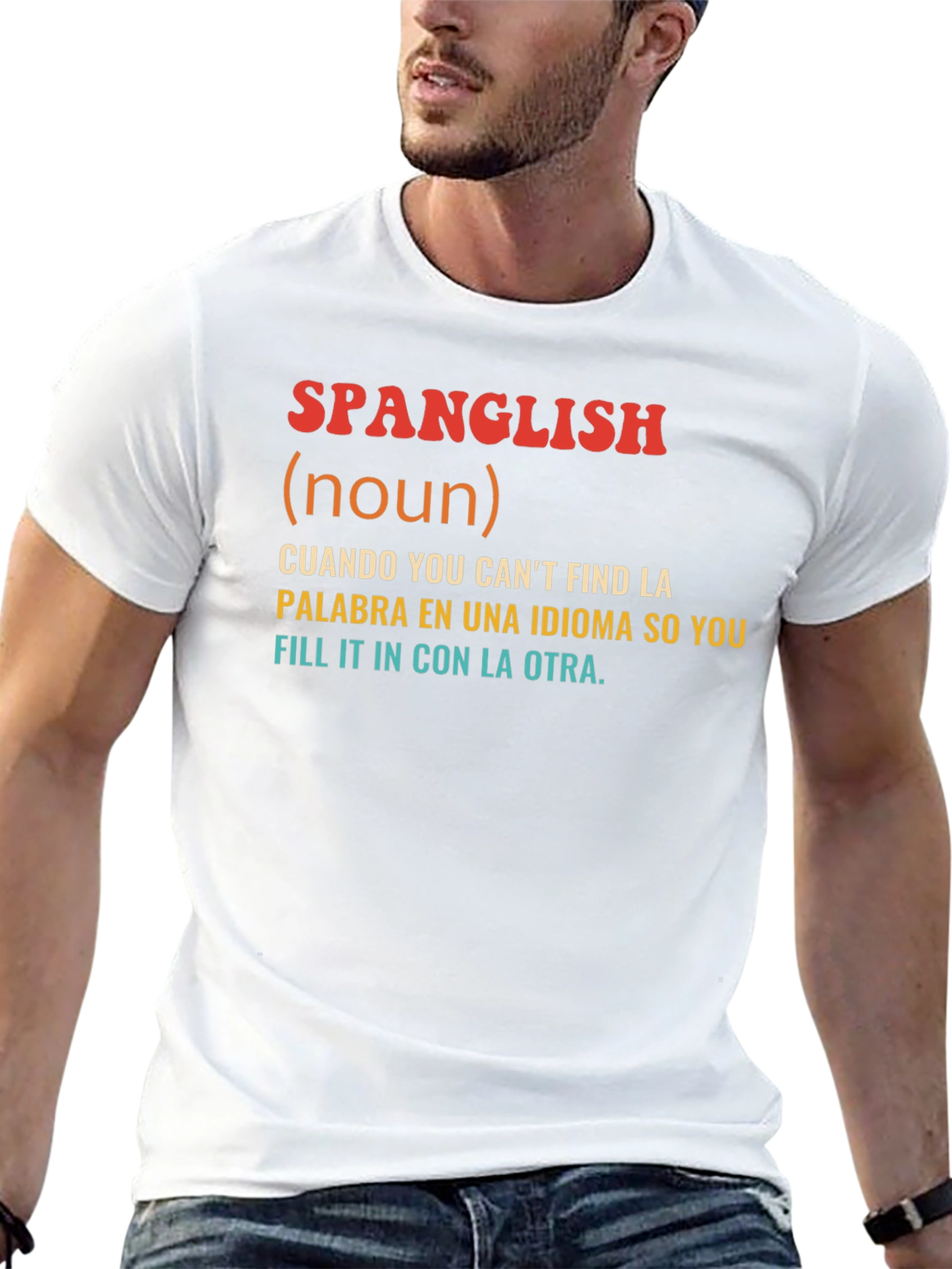 Spanglish Definition T-Shirt - Bilingual Humor Tee