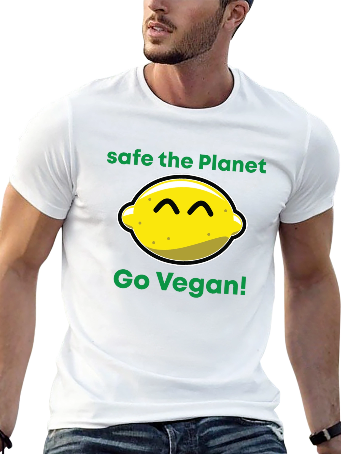 Safe the Planet Go Vegan T-Shirt