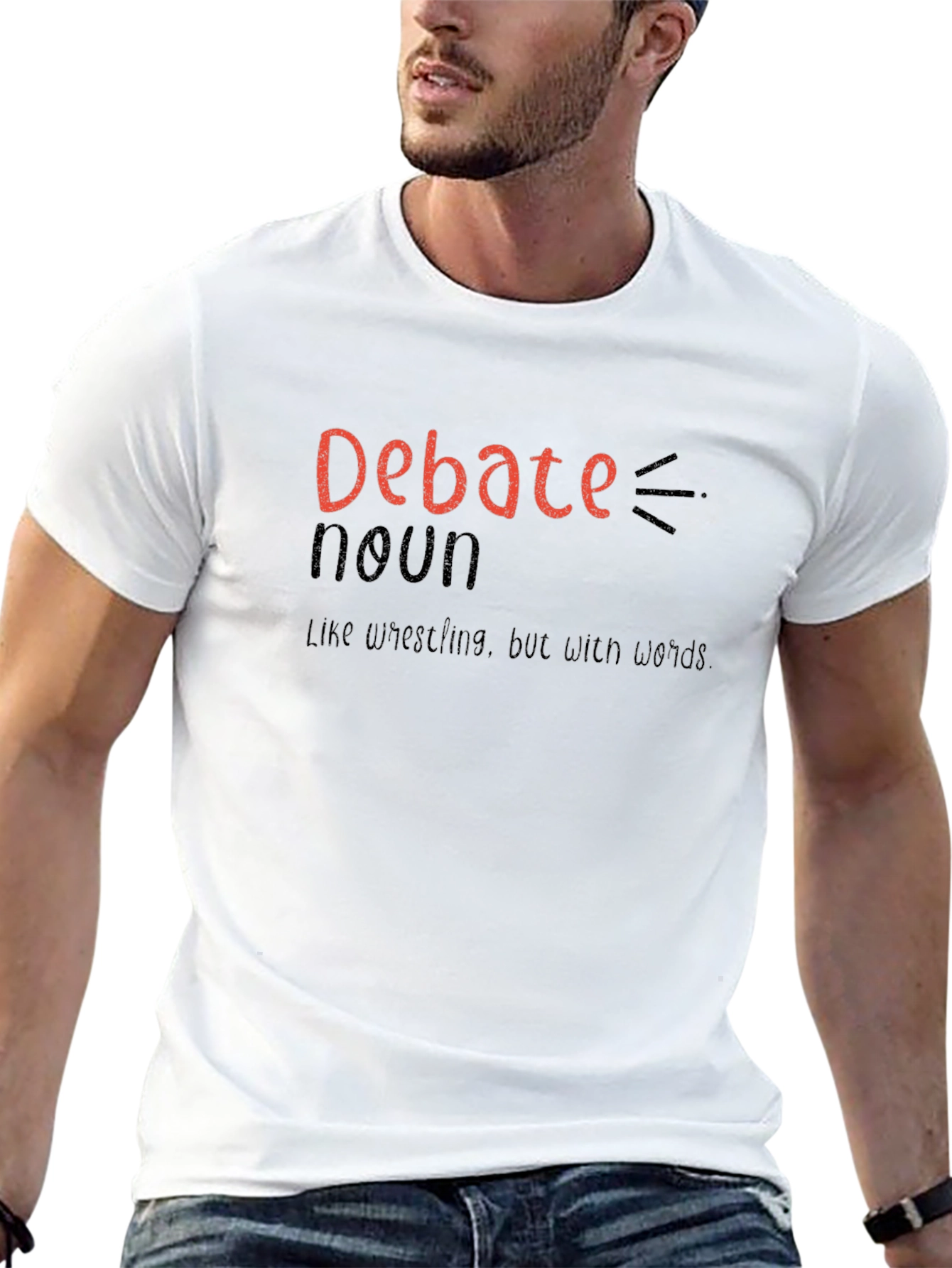 Debate Definition Graphic Tee - Funny Wordplay T-Shirt