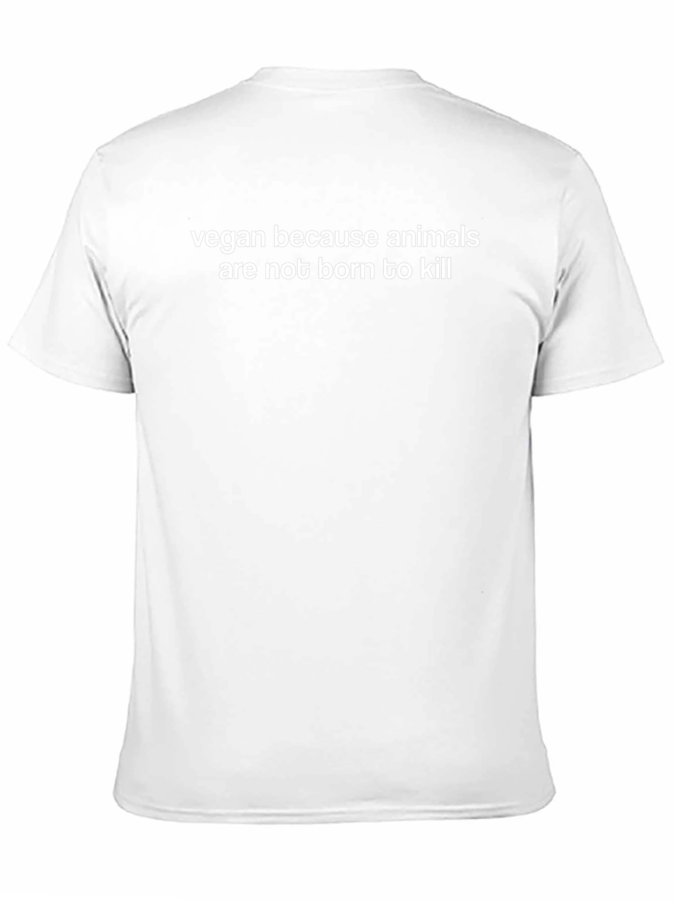 Vegan Animal Rights Black T-Shirt