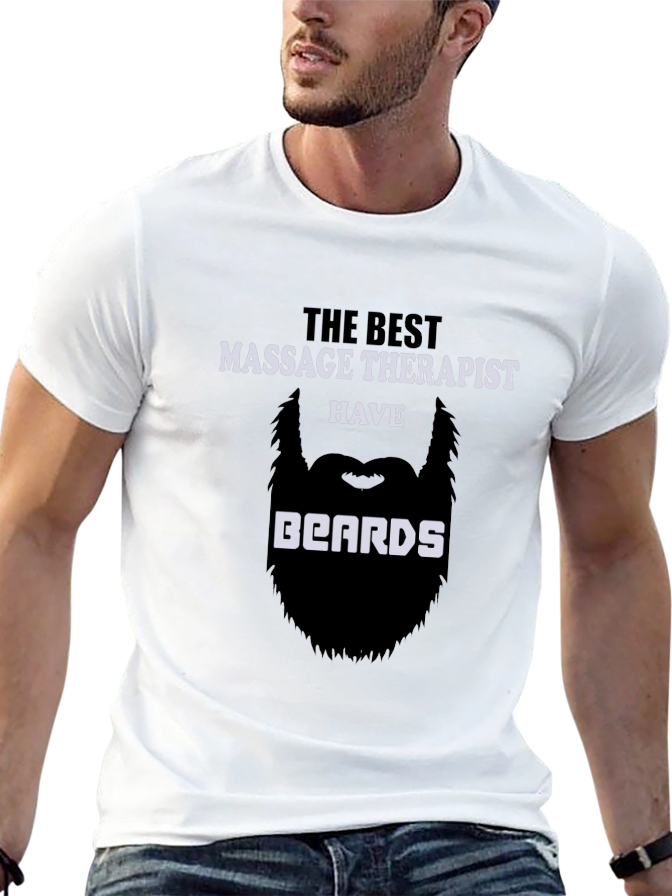 Funny Massage Therapist Beard T-Shirt
