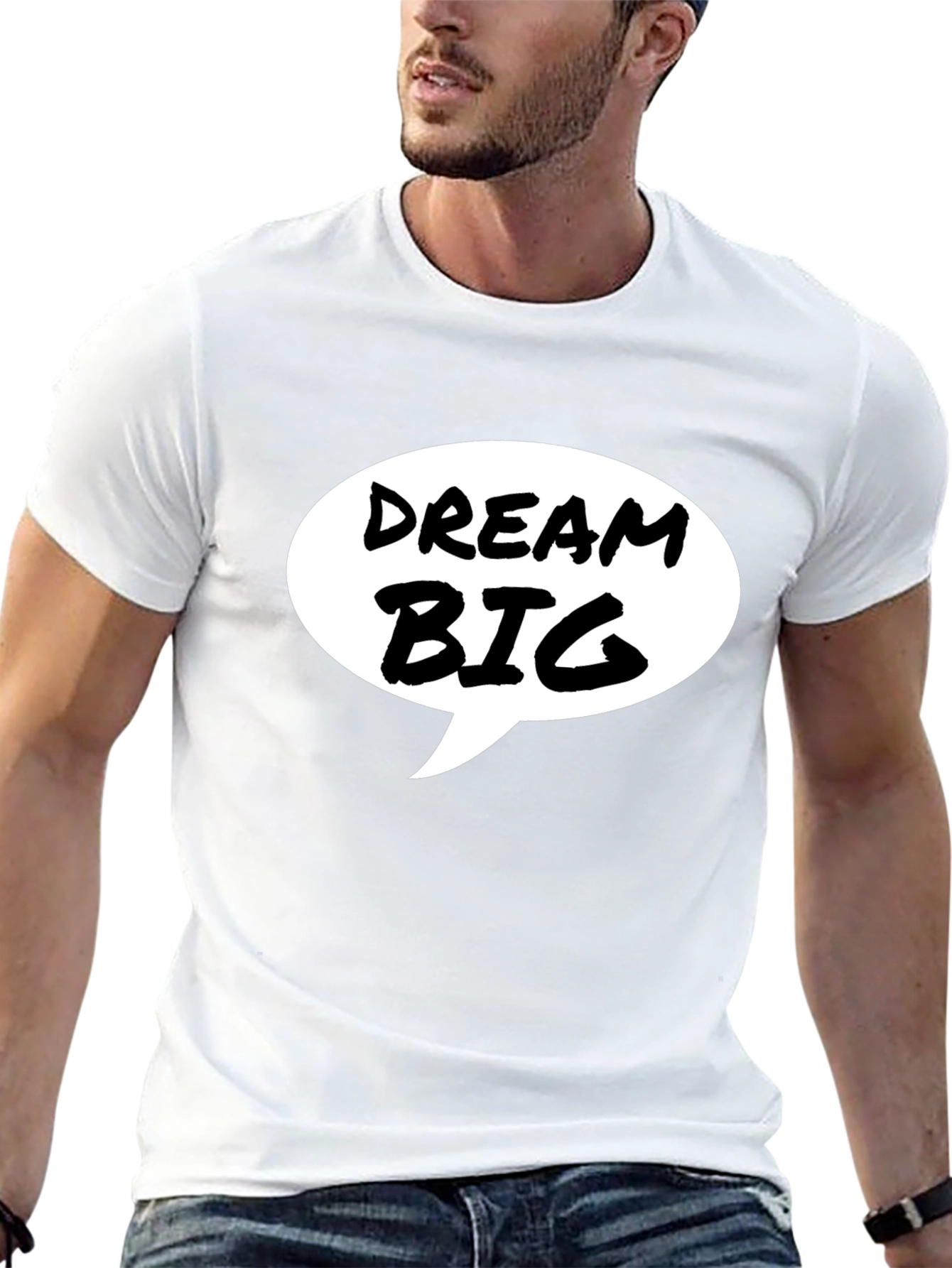 Dream Big Black Graphic Tee