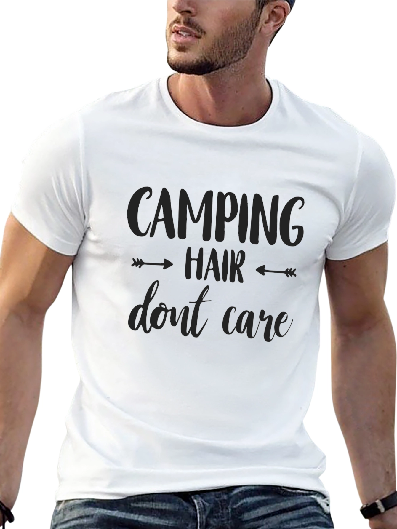 Camping Hair Dont Care T-Shirt