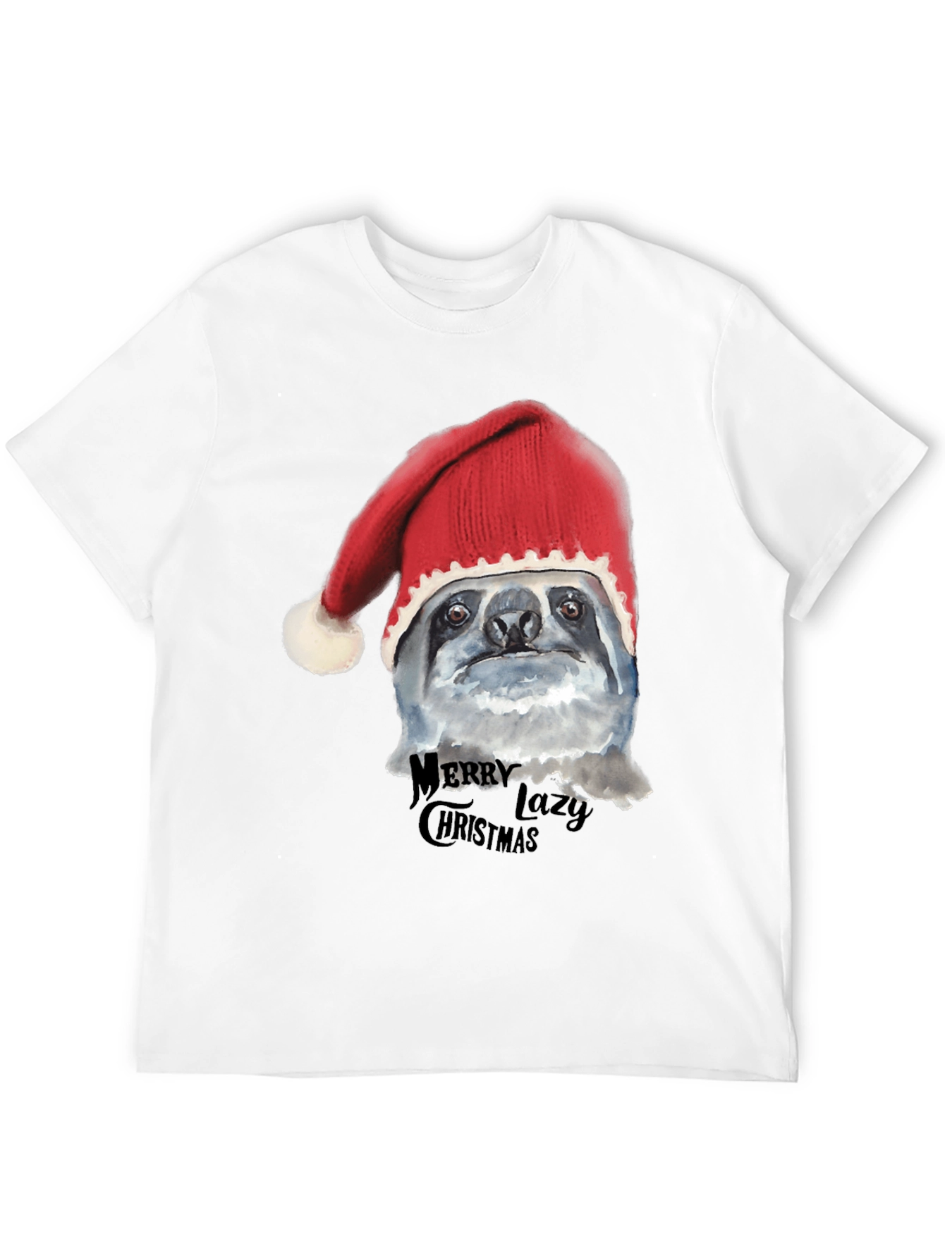 Merry Lazy Christmas Sloth T-Shirt
