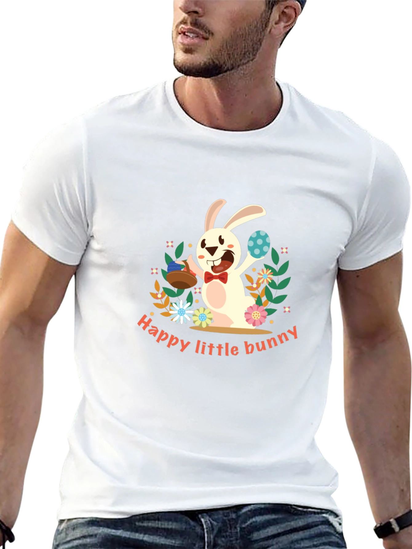 Happy Little Bunny Graphic Tee