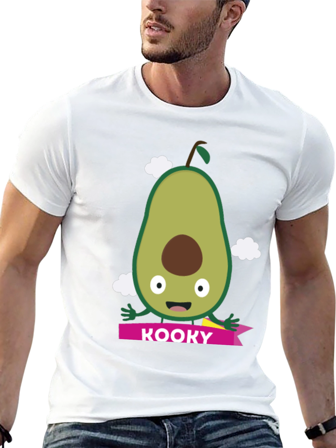 Kooky Avocado Graphic Tee - Soft Cotton Blend