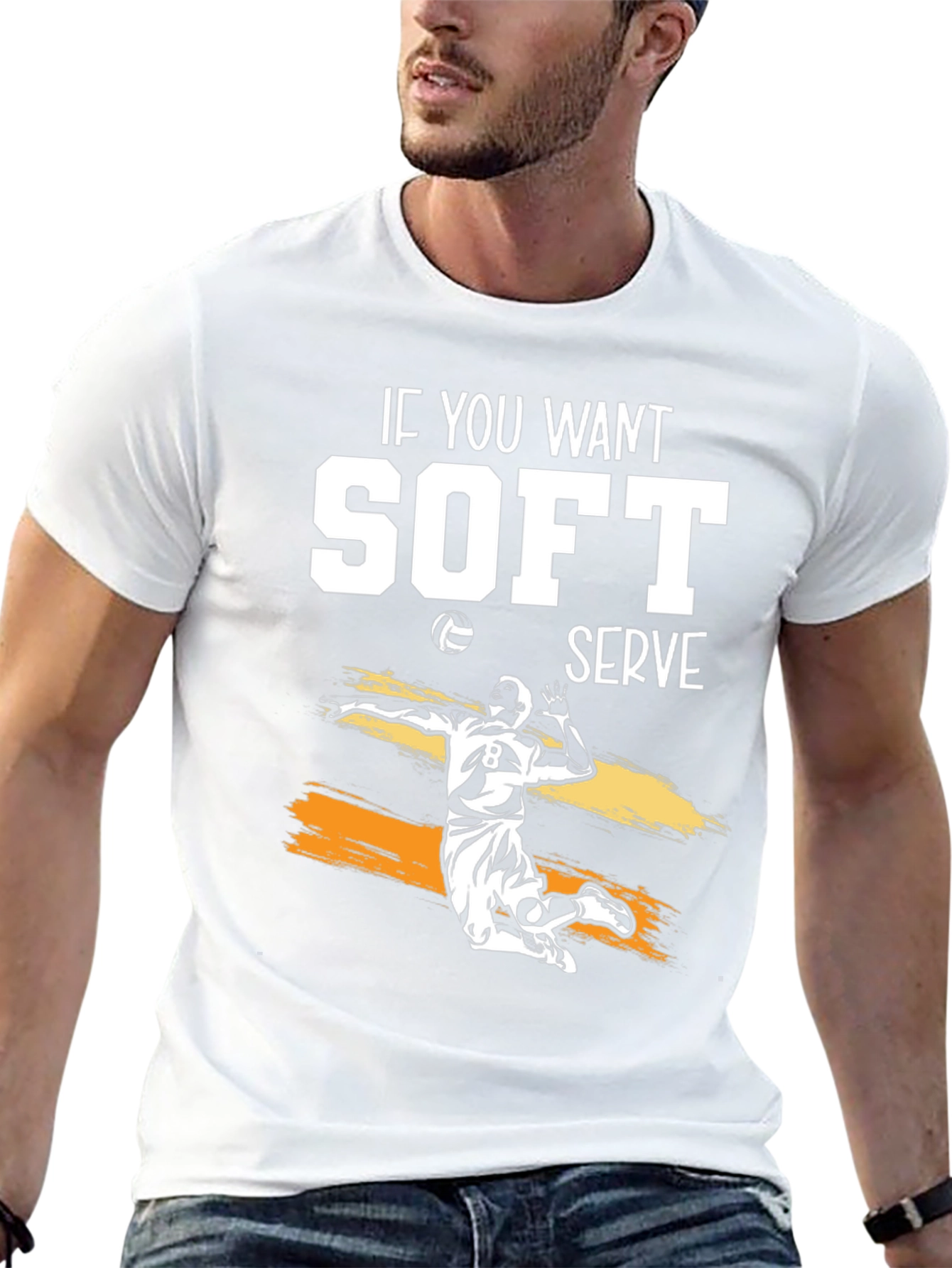 Volleyball Soft Serve Graphic Tee
