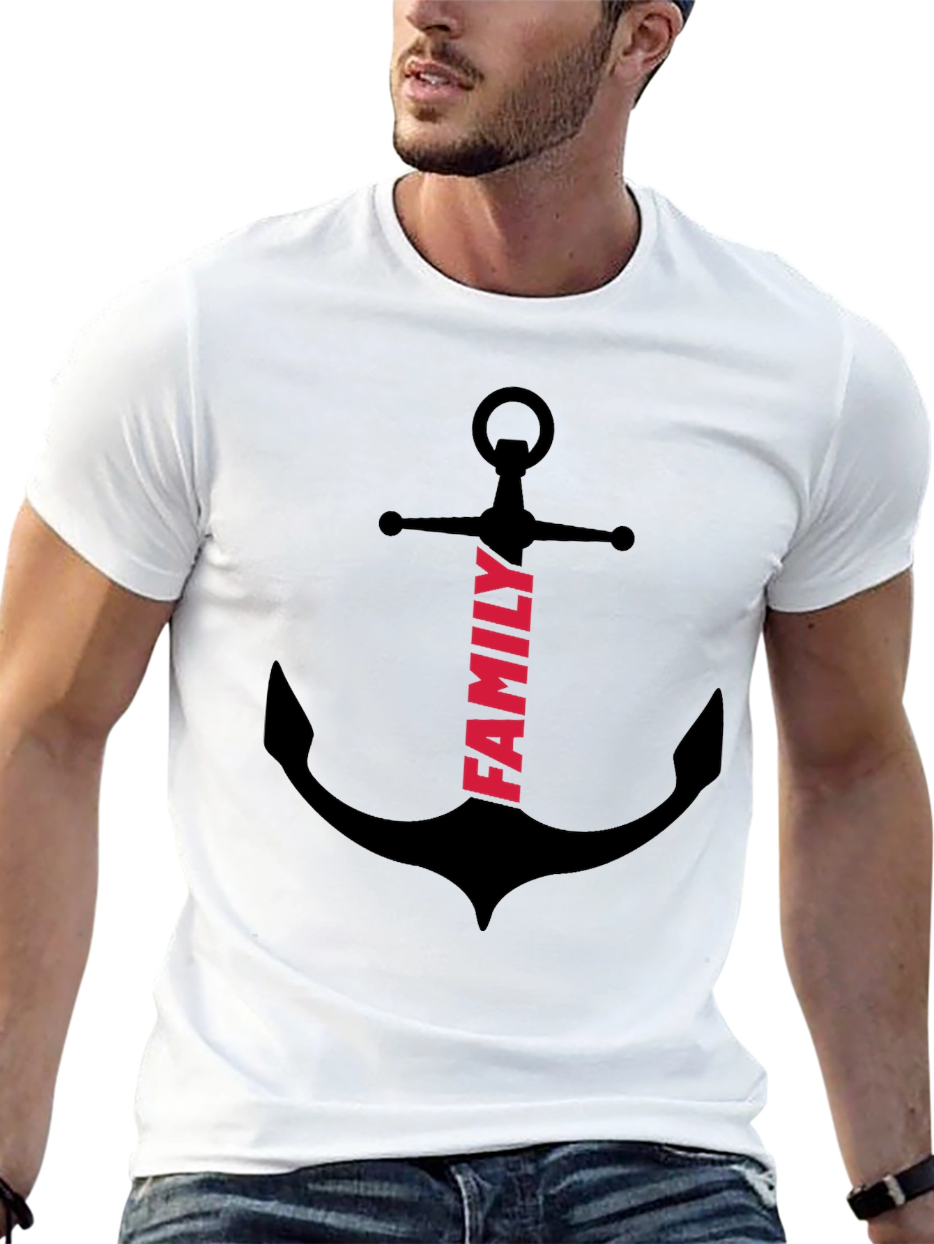Family Anchor T-Shirt - Stylish Comfort