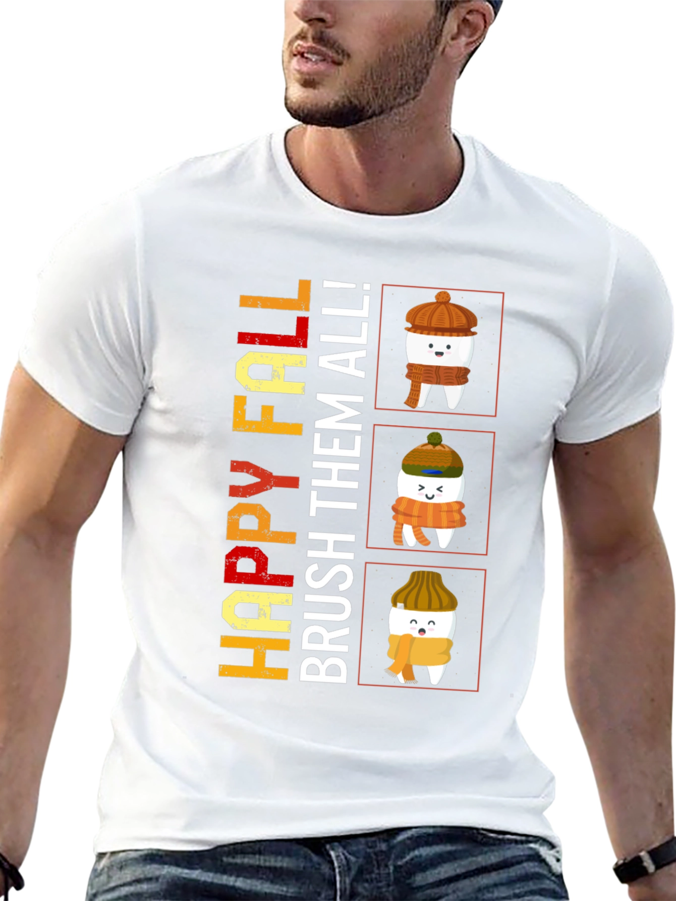 Happy Fall Brush Them All T-Shirt