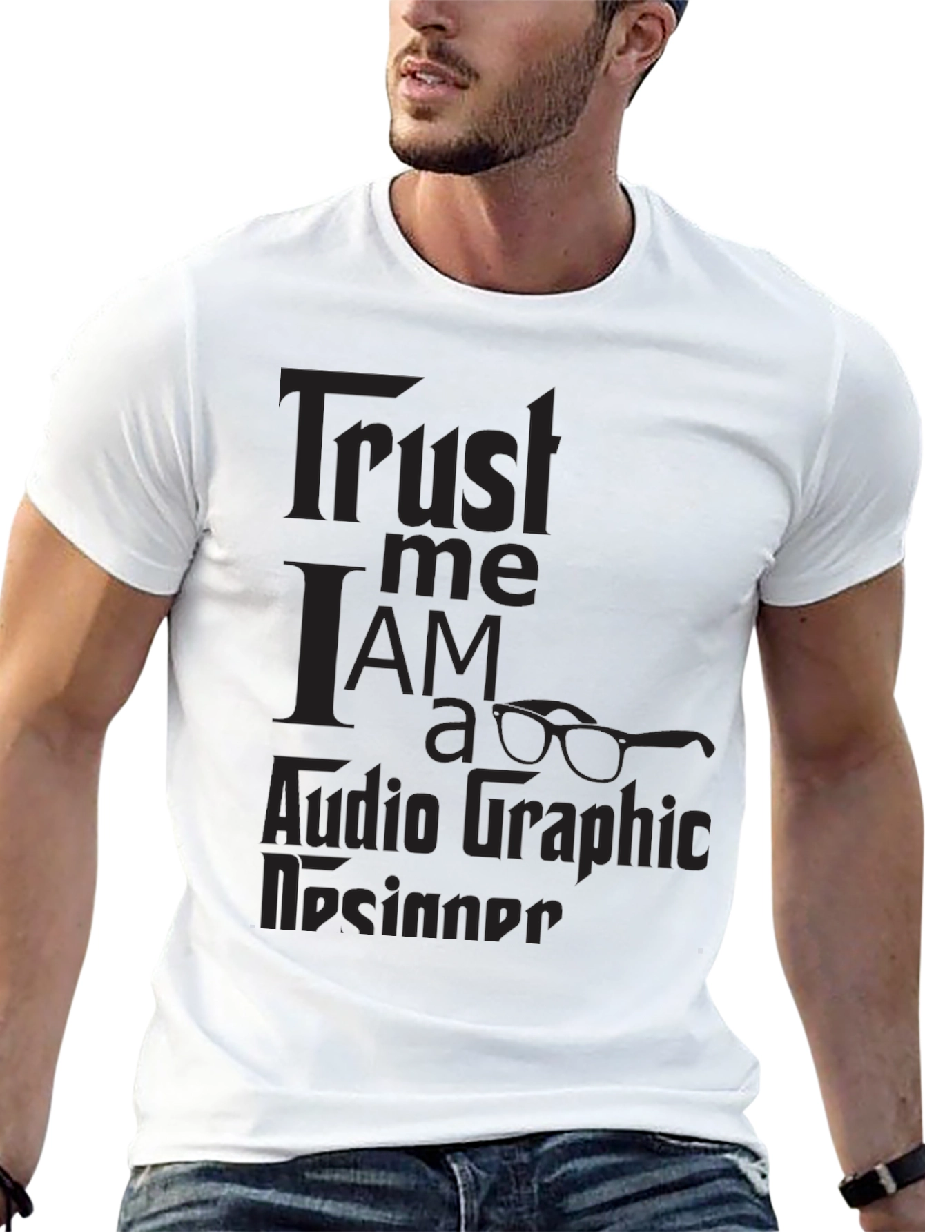Trust Me Im a Graphic Designer Black T-Shirt