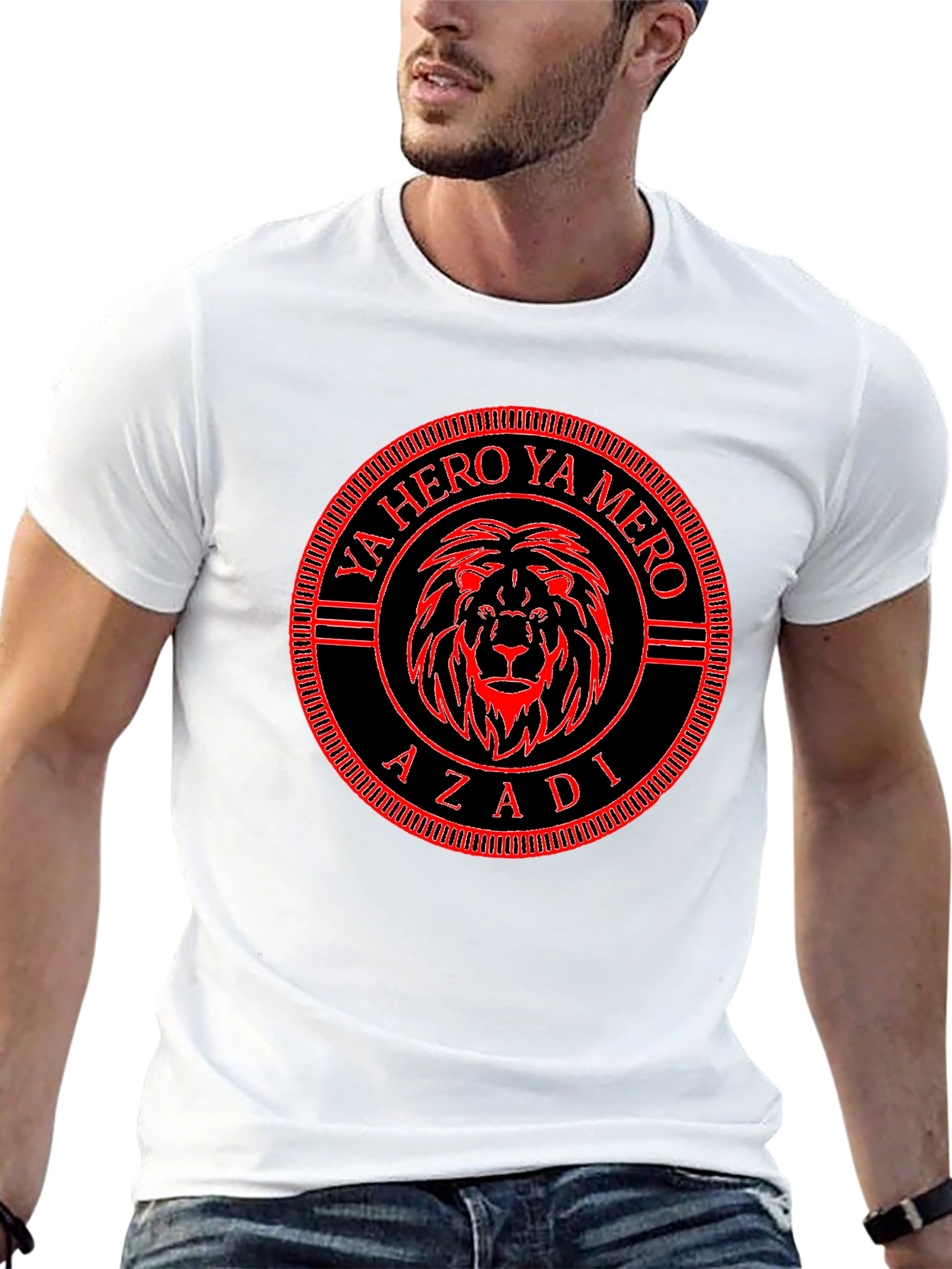 Ya Hero Ya Mero Azadi Black T-Shirt