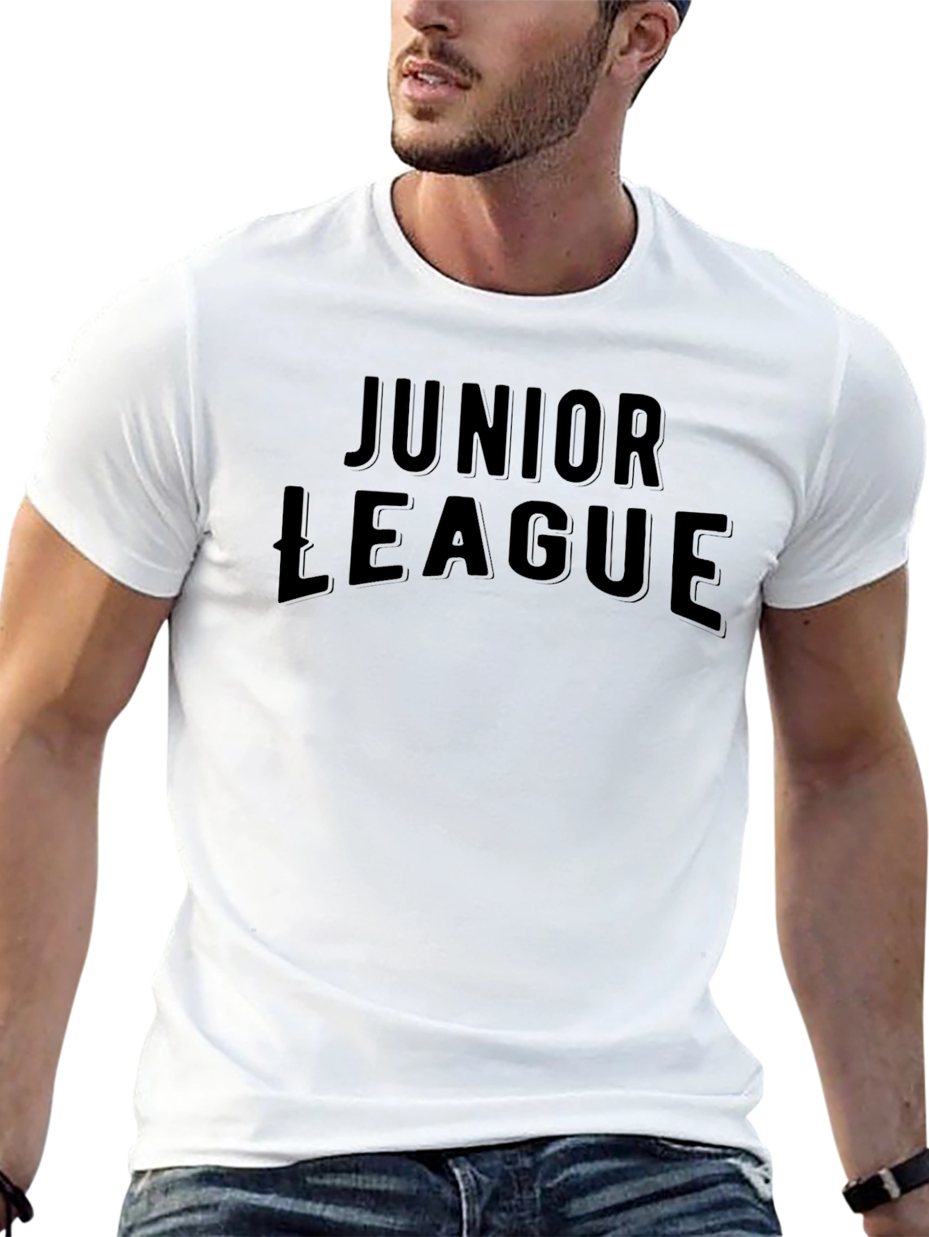 Junior League Black Tee