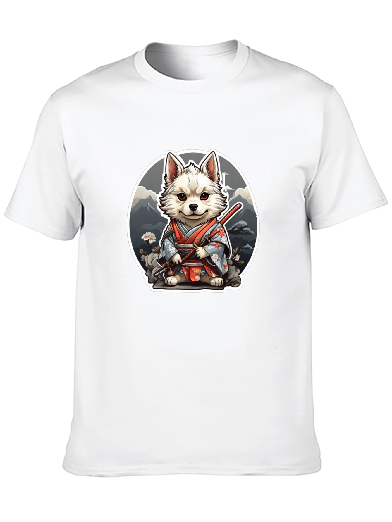 Dog Samurai Graphic Tee