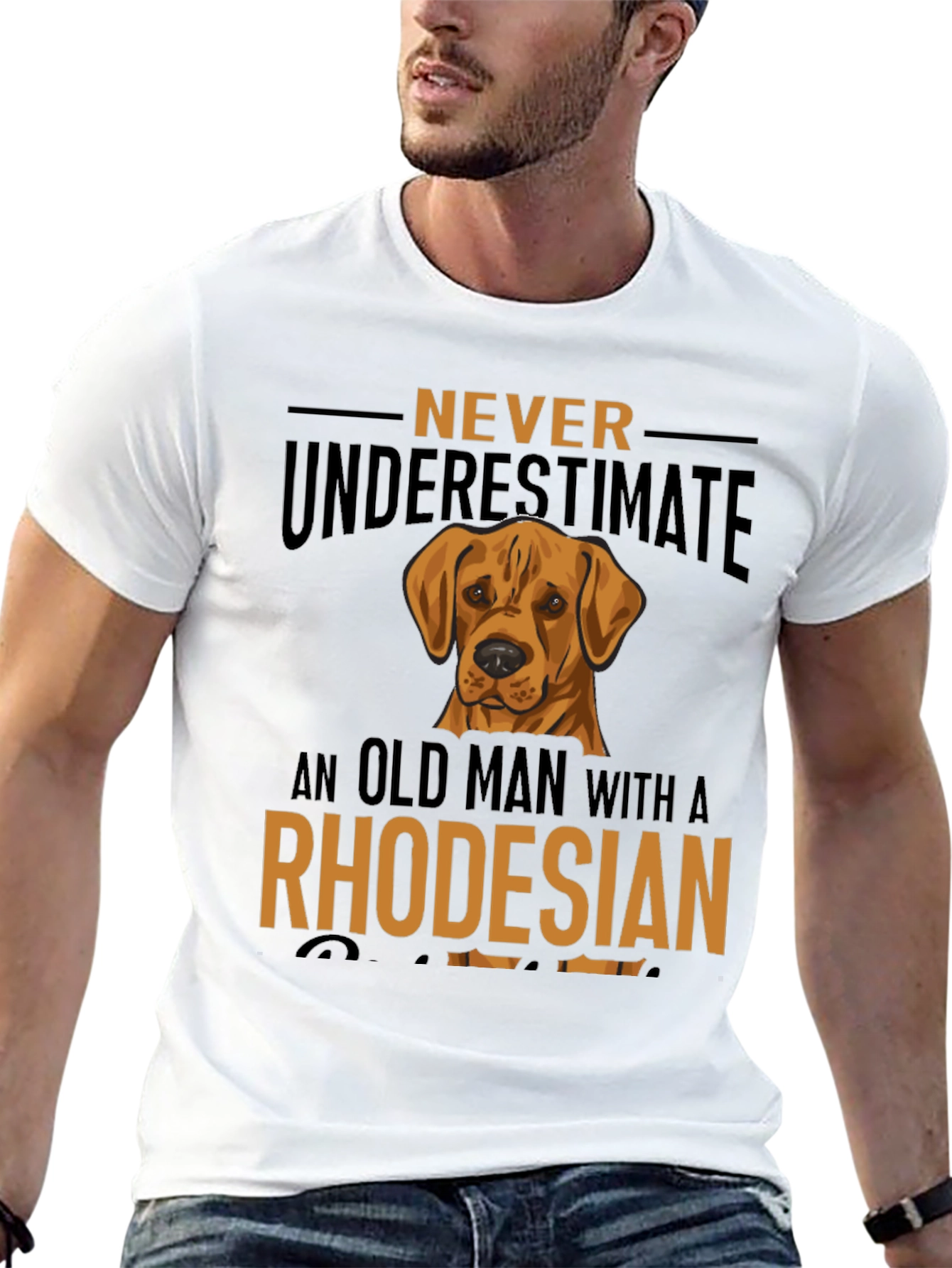 Rhodesian Ridgeback Old Man T-Shirt