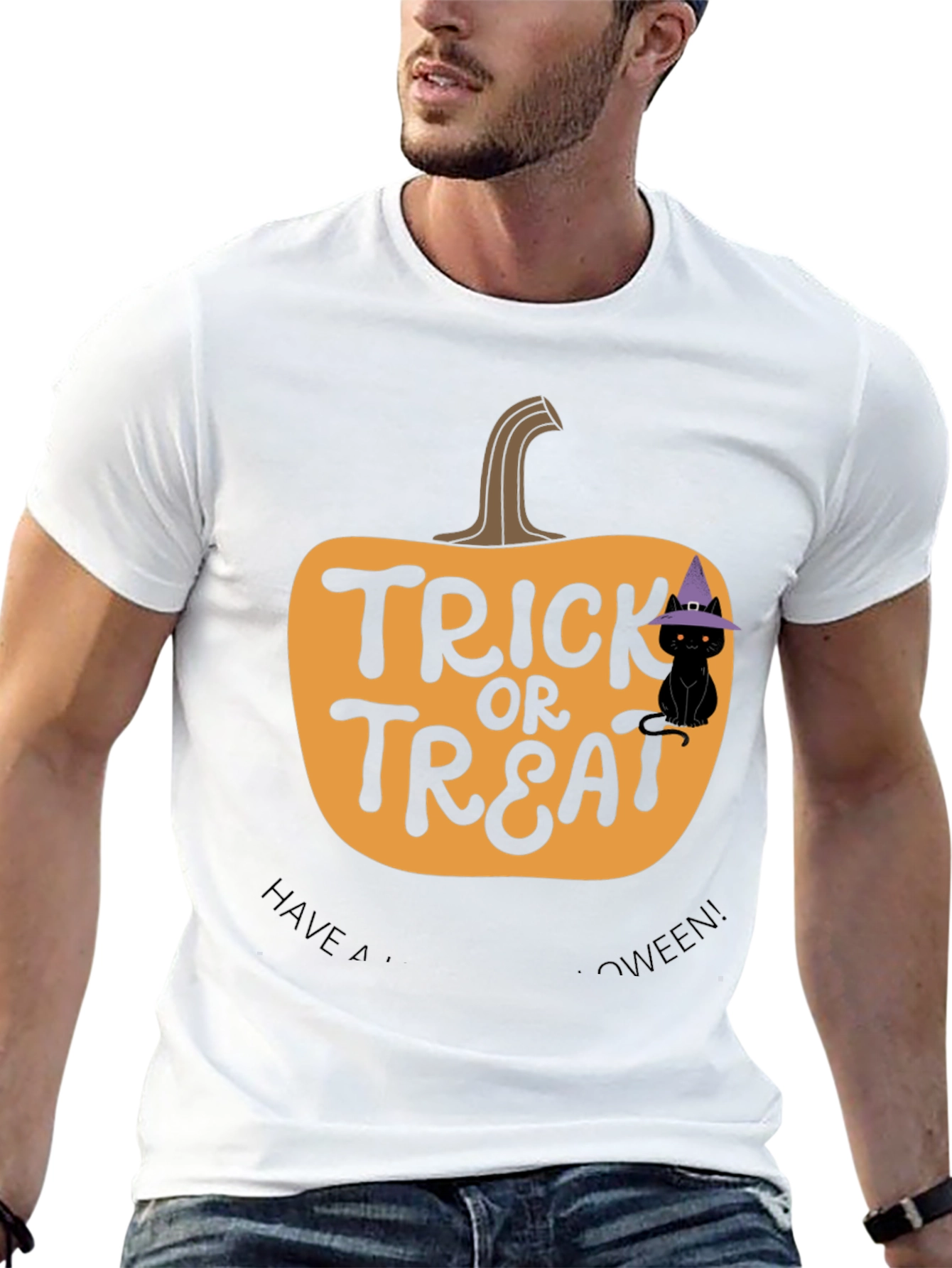 Trick or Treat Halloween Pumpkin T-Shirt