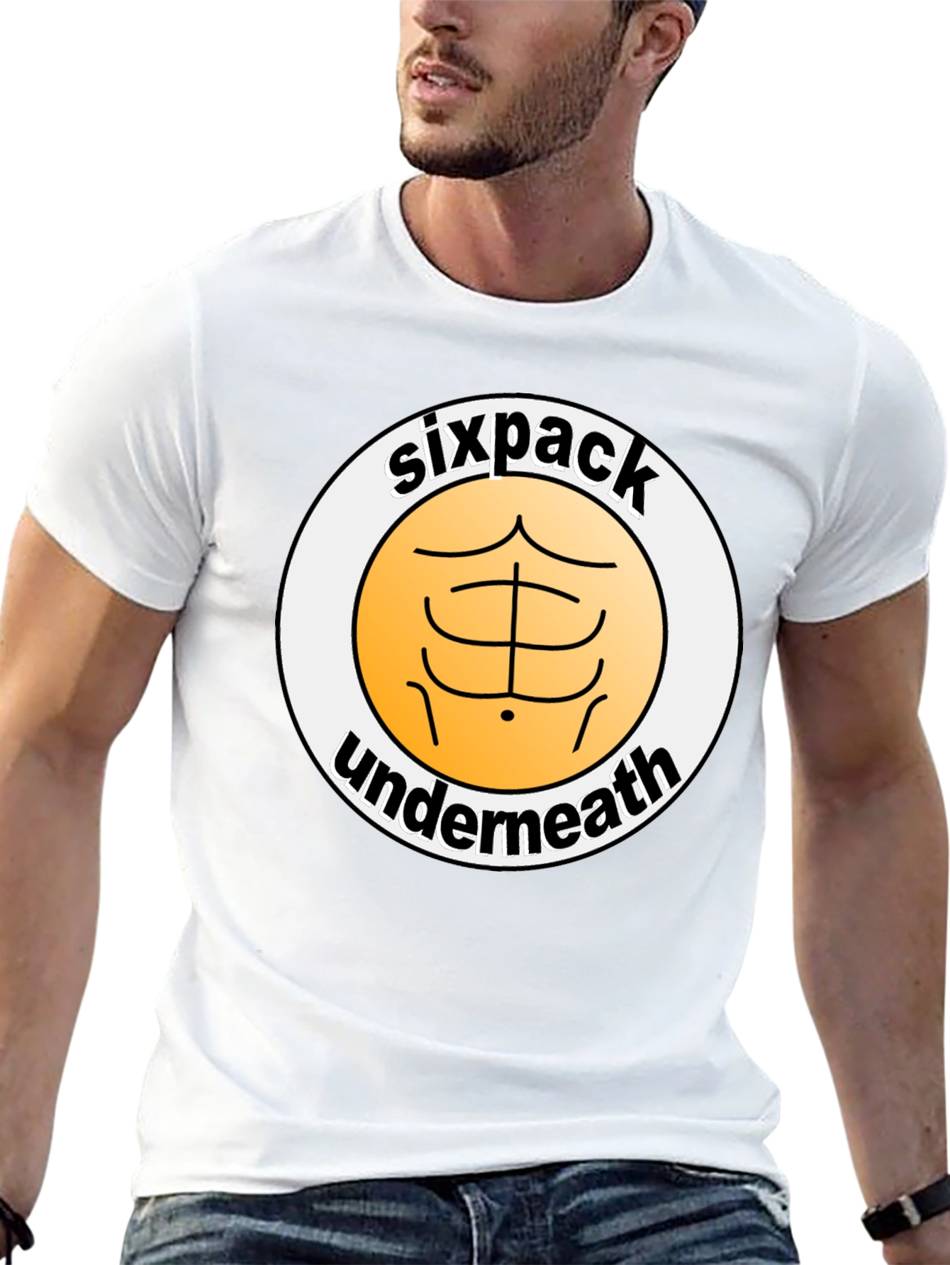 Sixpack Underneath Graphic T-Shirt