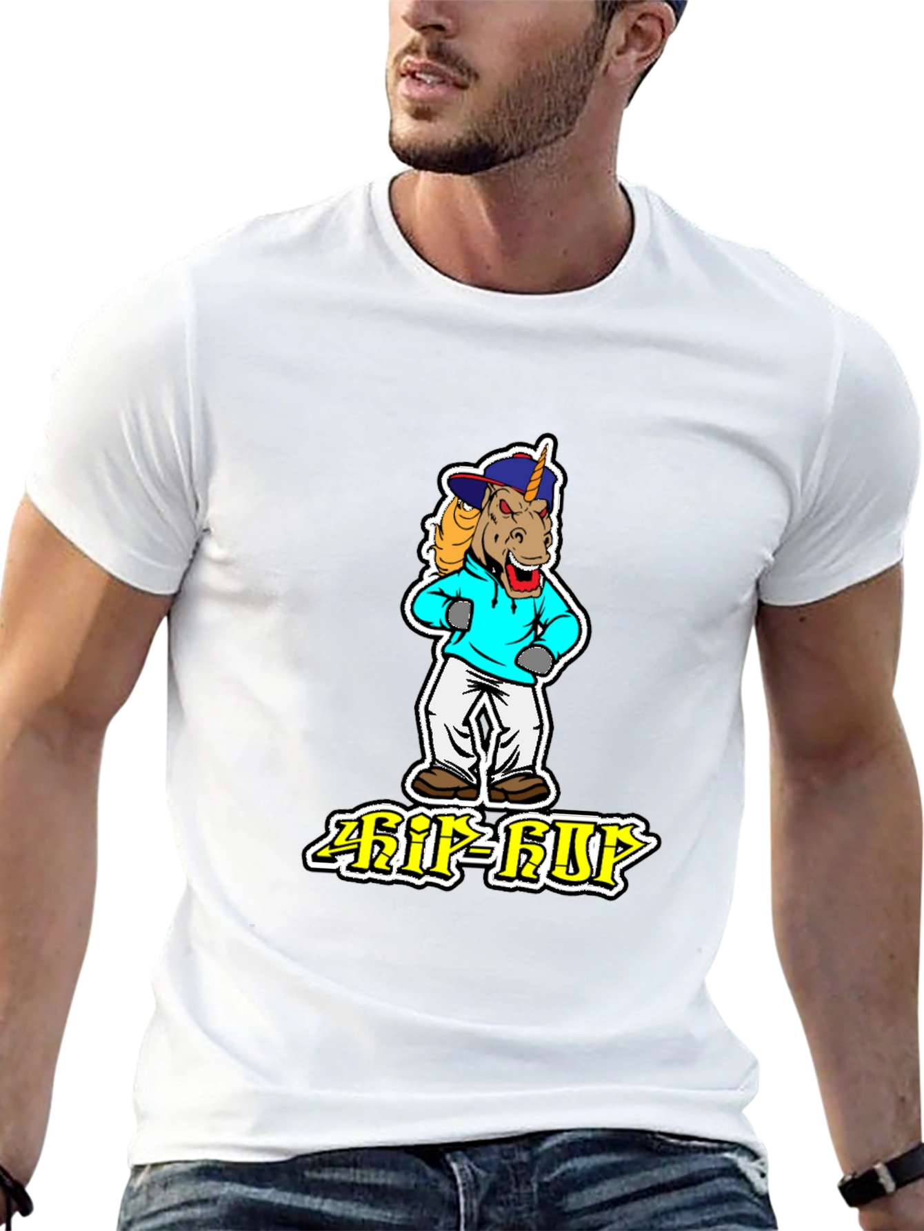 Unicorn Hip-Hop Graphic Tee