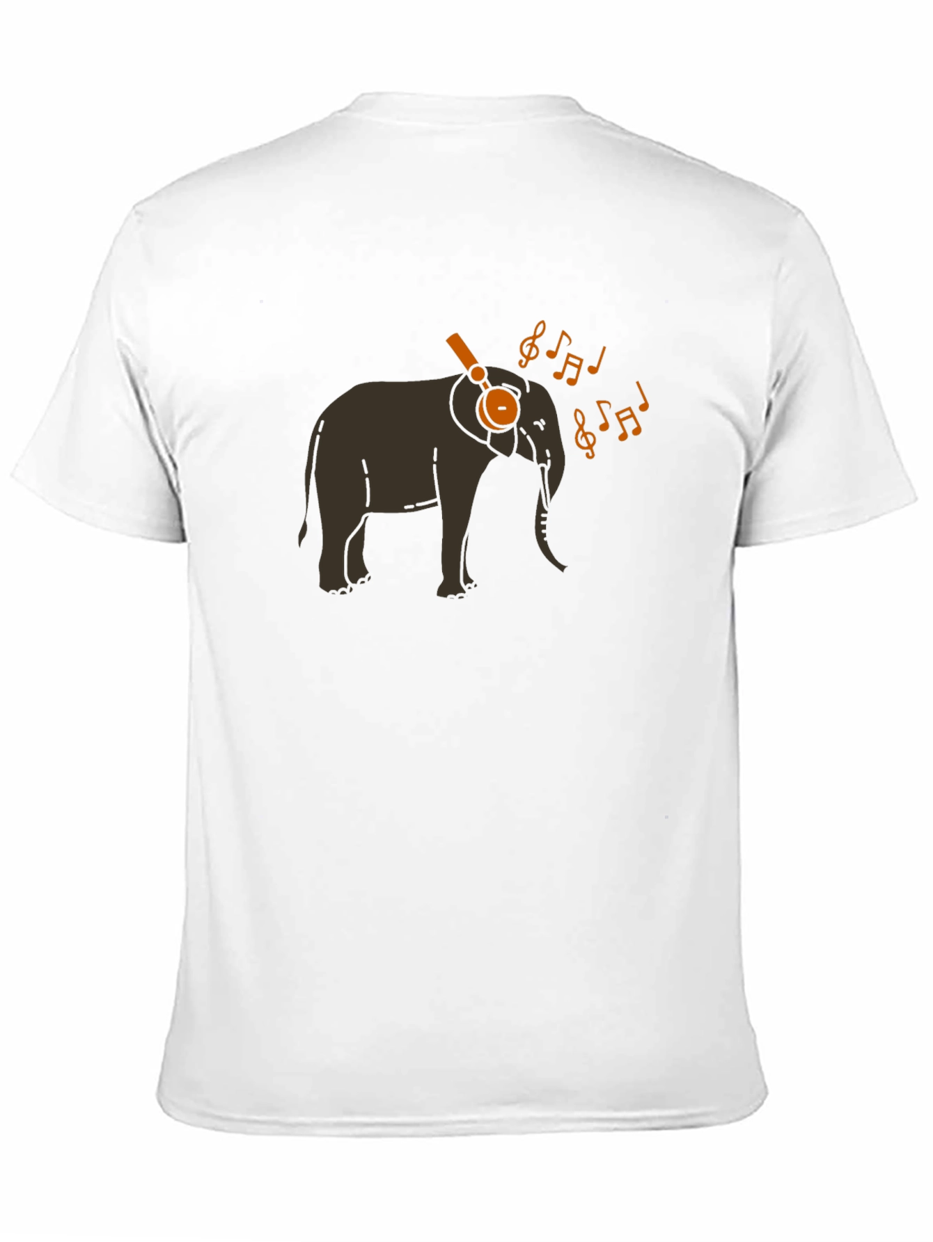 Musical Elephant Graphic T-Shirt - Cool Animal Tee