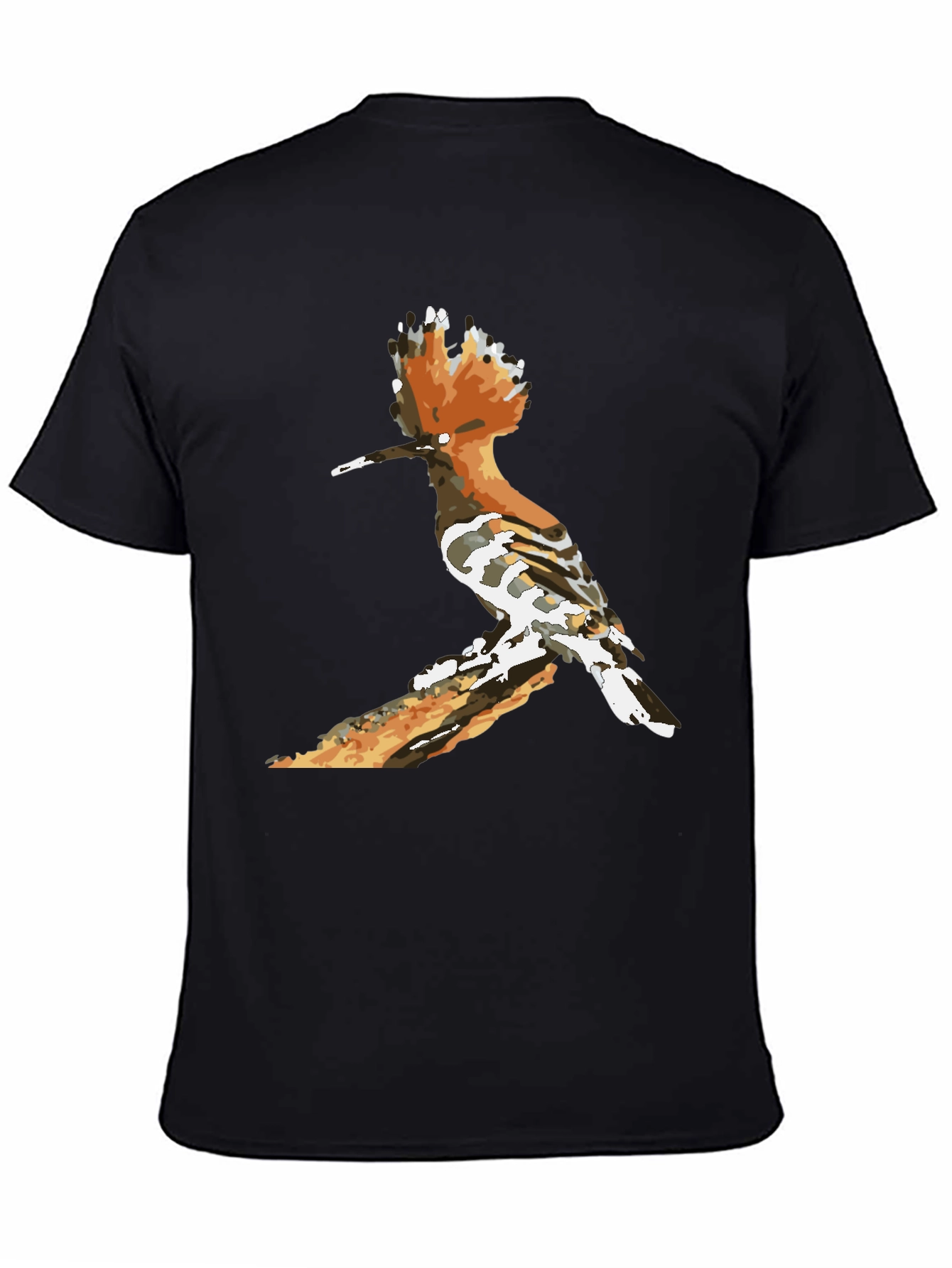 Hoopoe Bird Graphic Tee - Nature Lovers Shirt