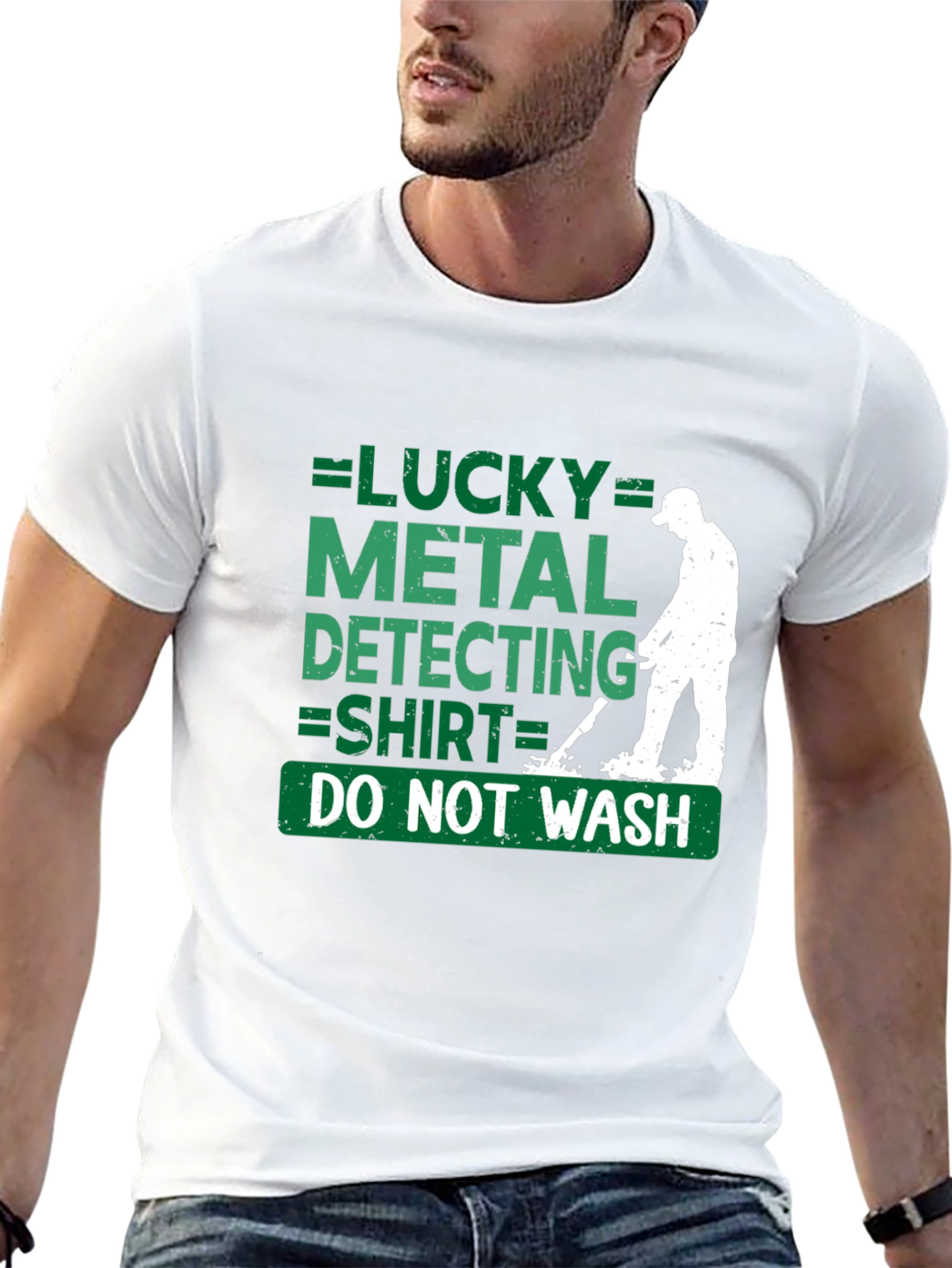 Lucky Metal Detecting Shirt - Funny Detectorist T-Shirt