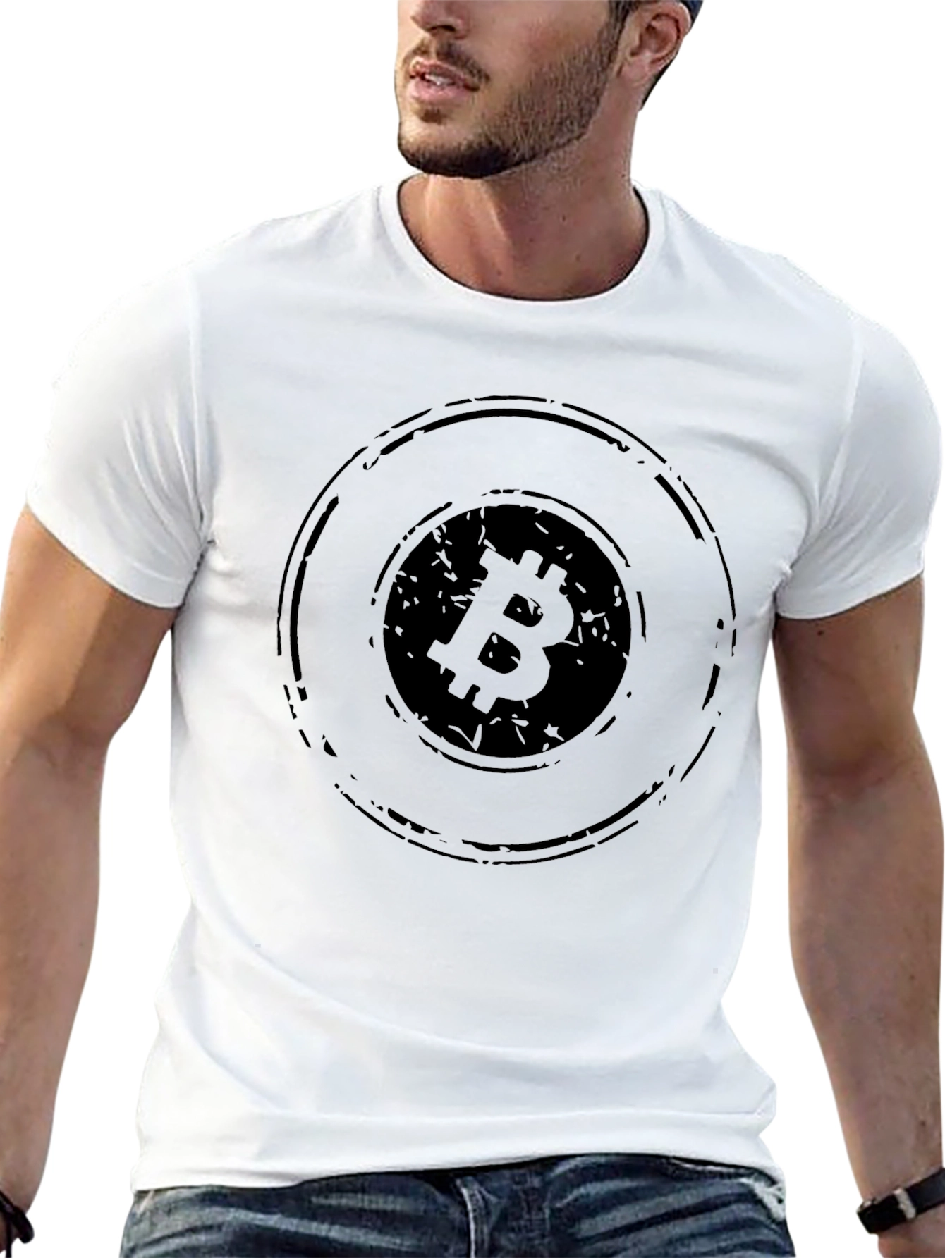 Bitcoin Black T-Shirt - Crypto Currency Tee