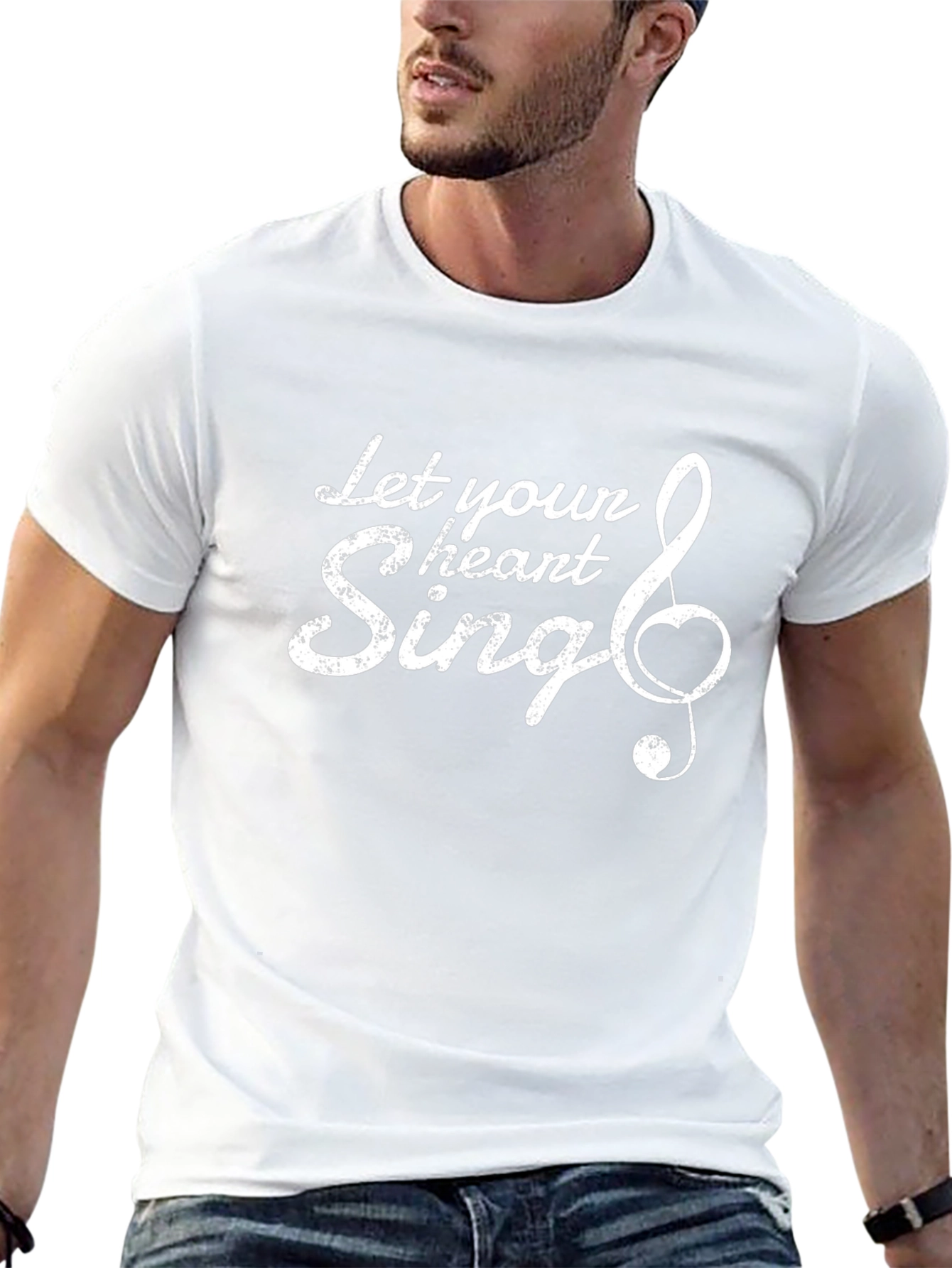 Heart Sing T-Shirt - Music Lover Tee