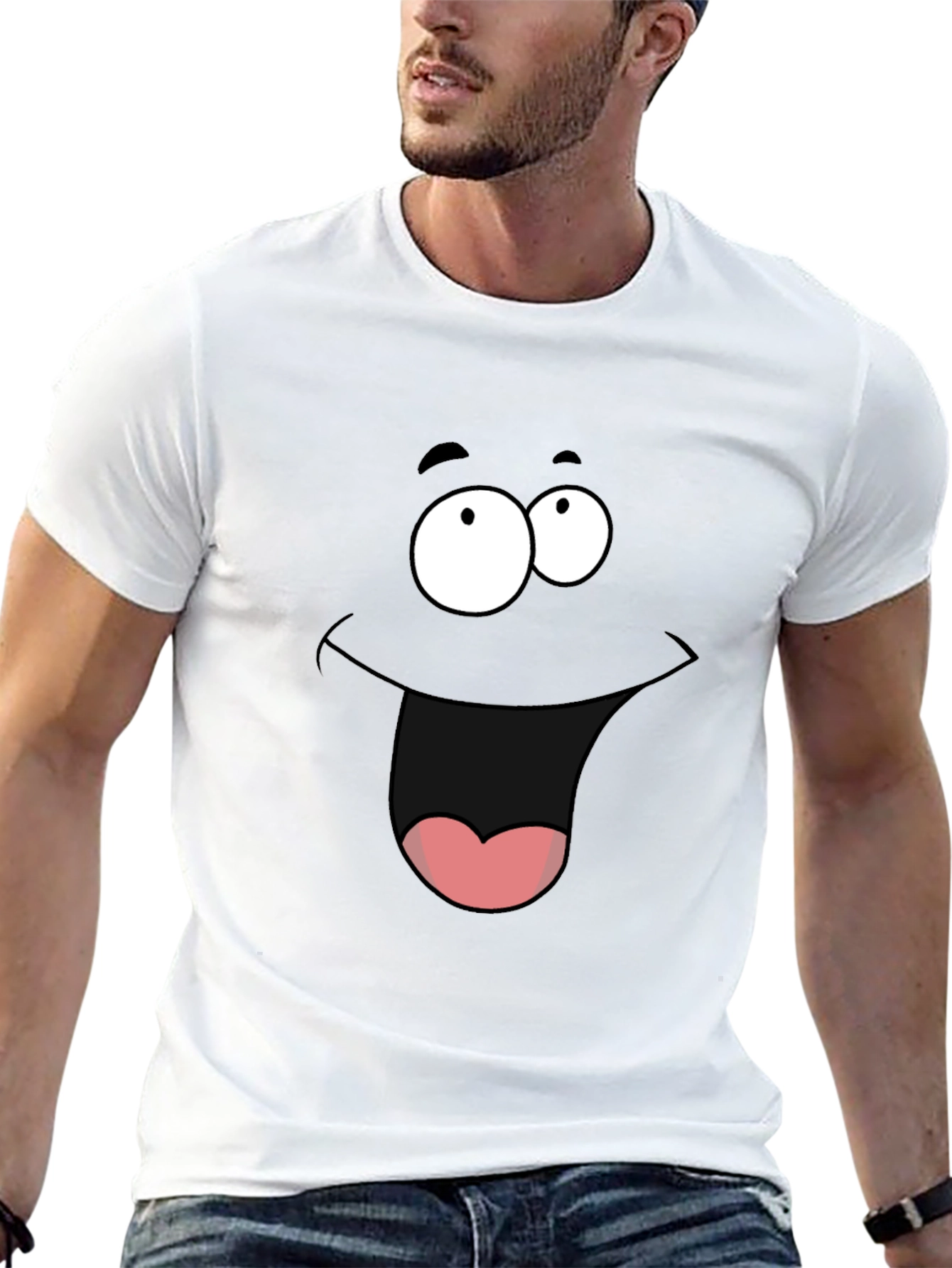 Funny Face Graphic T-Shirt