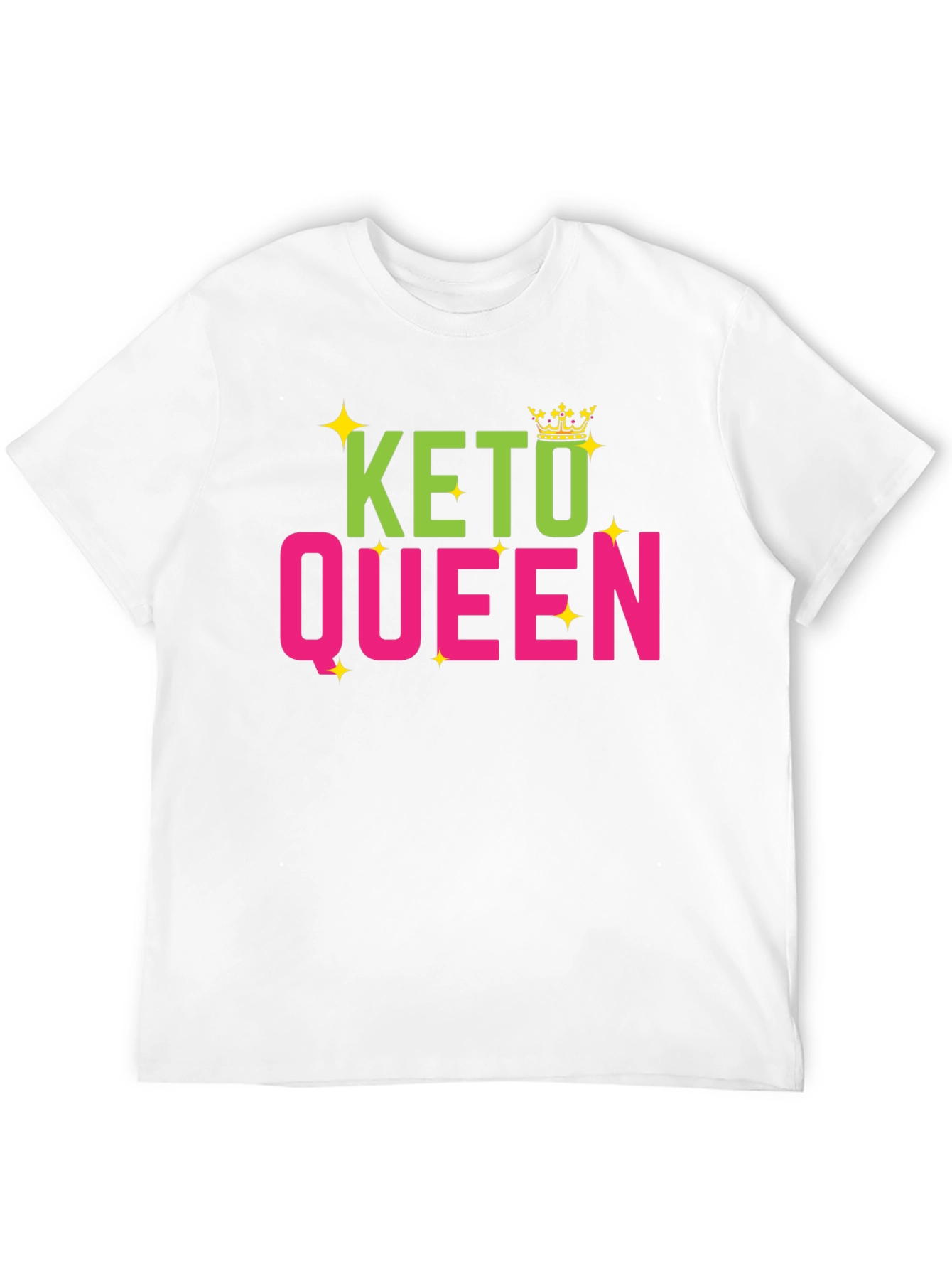 Keto Queen Graphic Tee - Trendy Diet Lifestyle T-Shirt