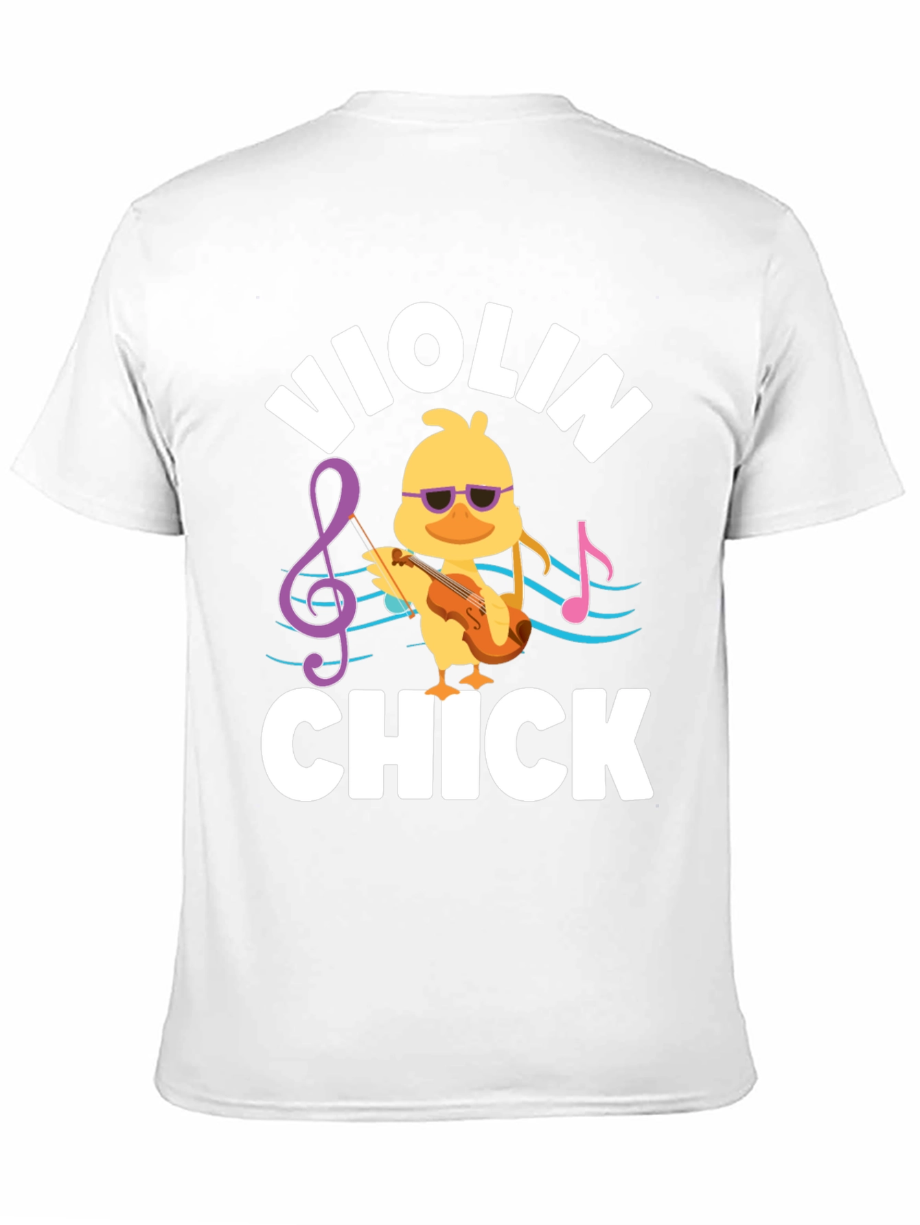 Violin Chick Graphic T-Shirt