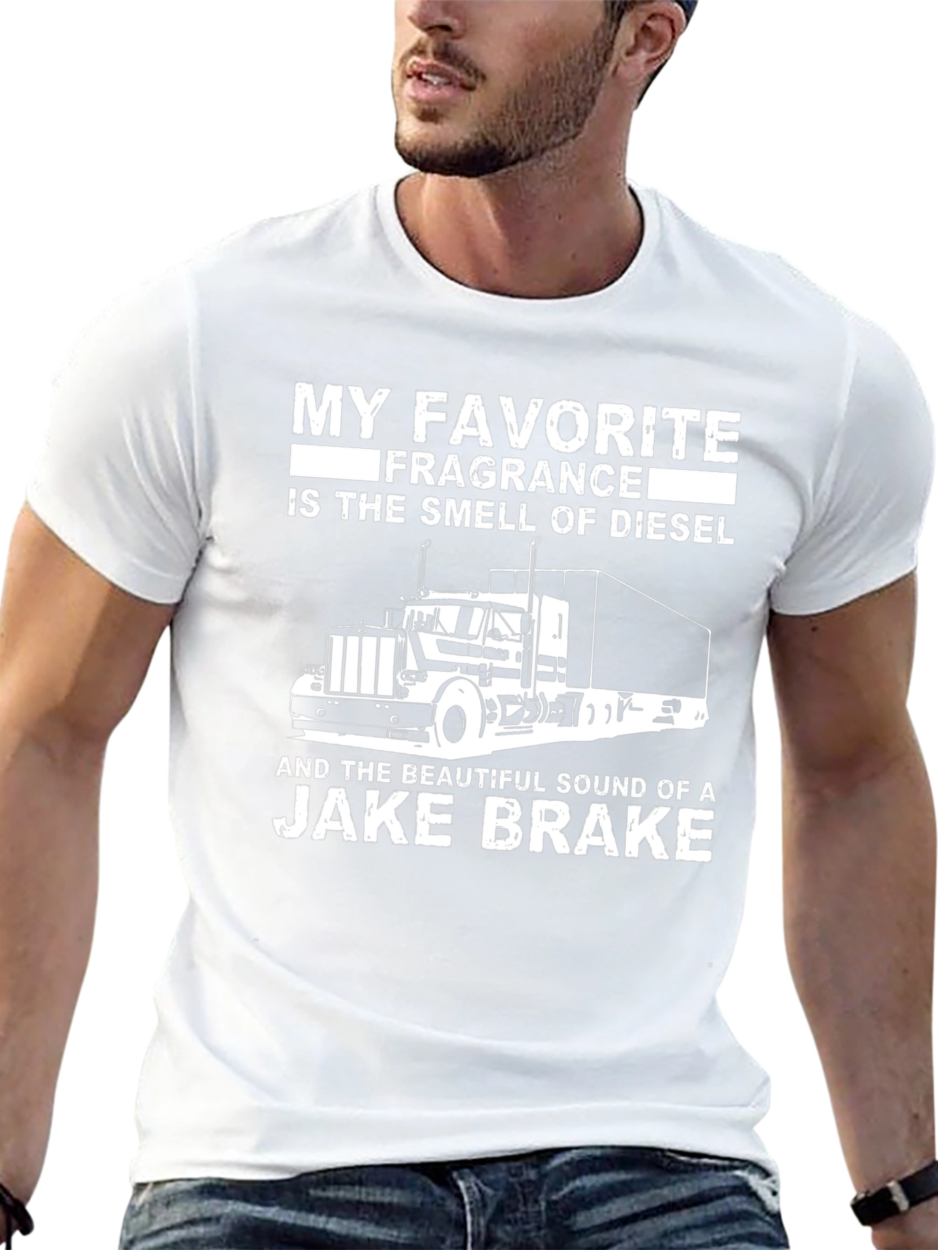 Diesel & Jake Brake T-Shirt: Truckers Favorite Fragrance